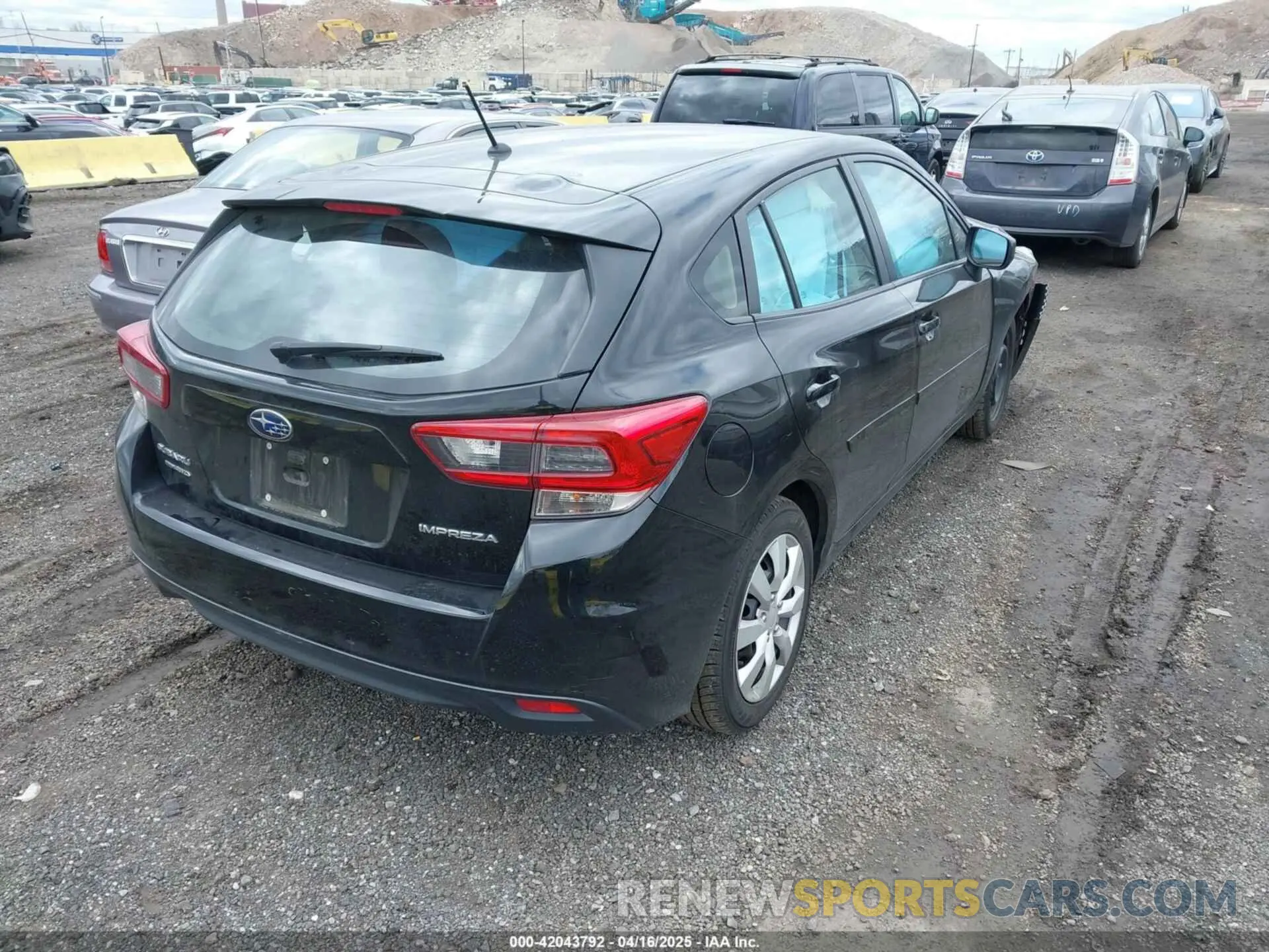 4 Photograph of a damaged car 4S3GTAB6XL3732443 SUBARU IMPREZA 2020