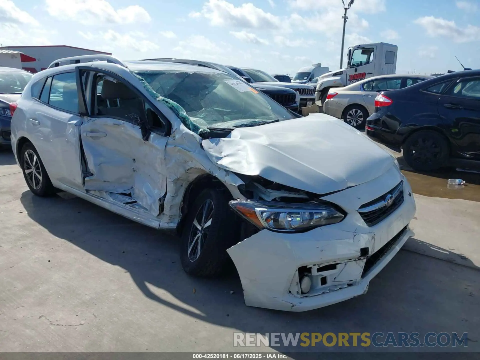 1 Photograph of a damaged car 4S3GTAD6XL3723674 SUBARU IMPREZA 2020