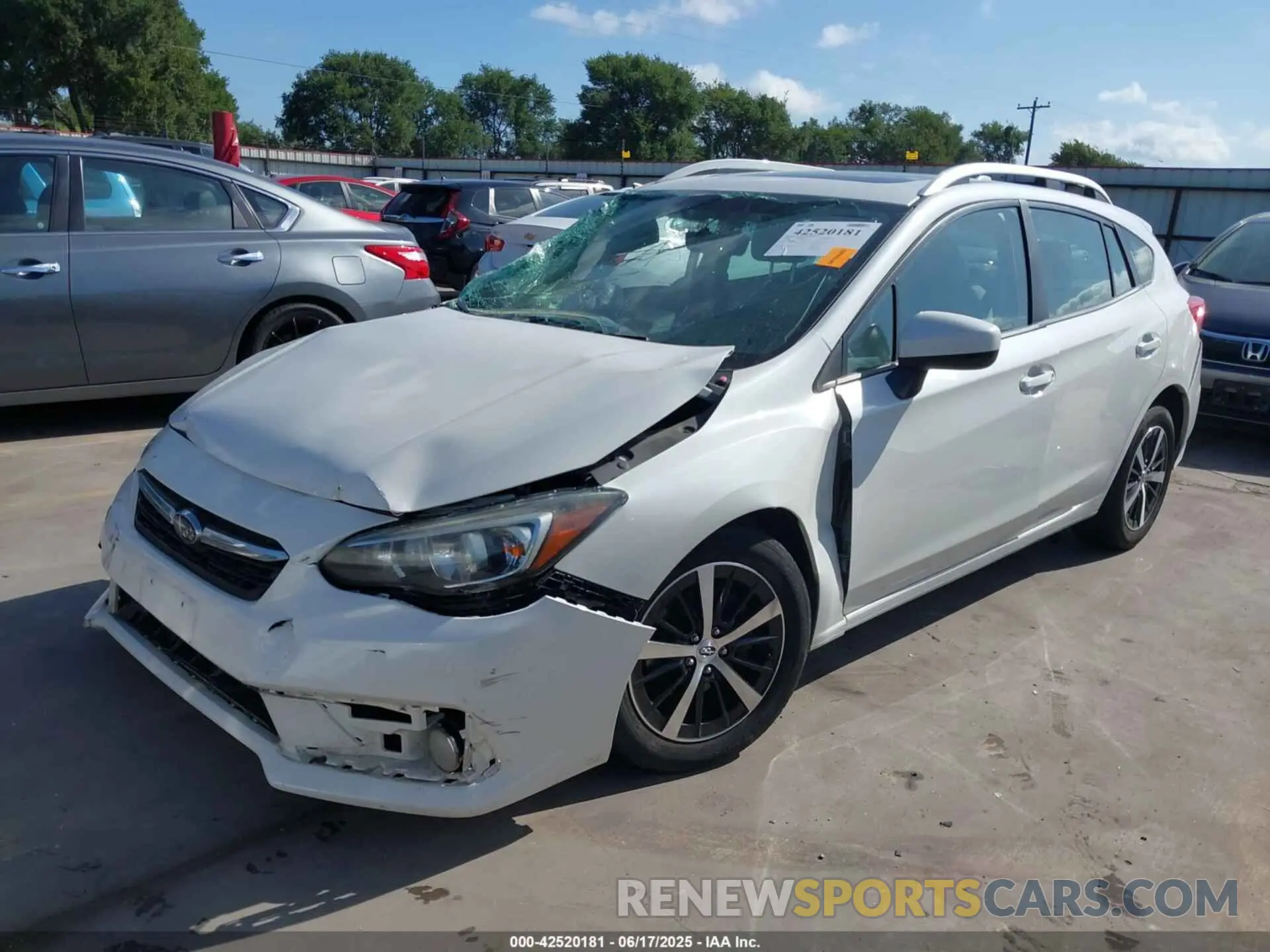 2 Photograph of a damaged car 4S3GTAD6XL3723674 SUBARU IMPREZA 2020