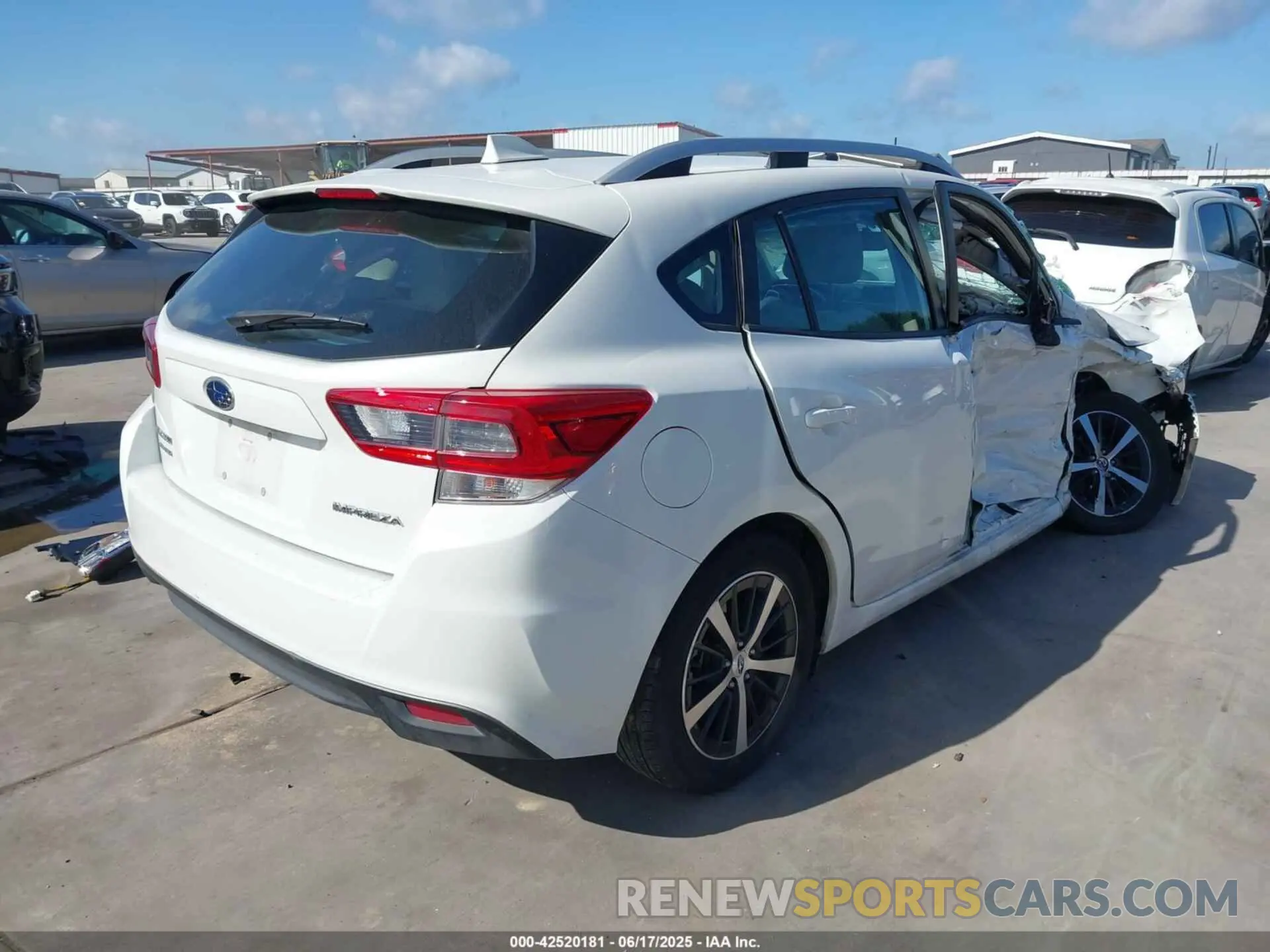 4 Photograph of a damaged car 4S3GTAD6XL3723674 SUBARU IMPREZA 2020