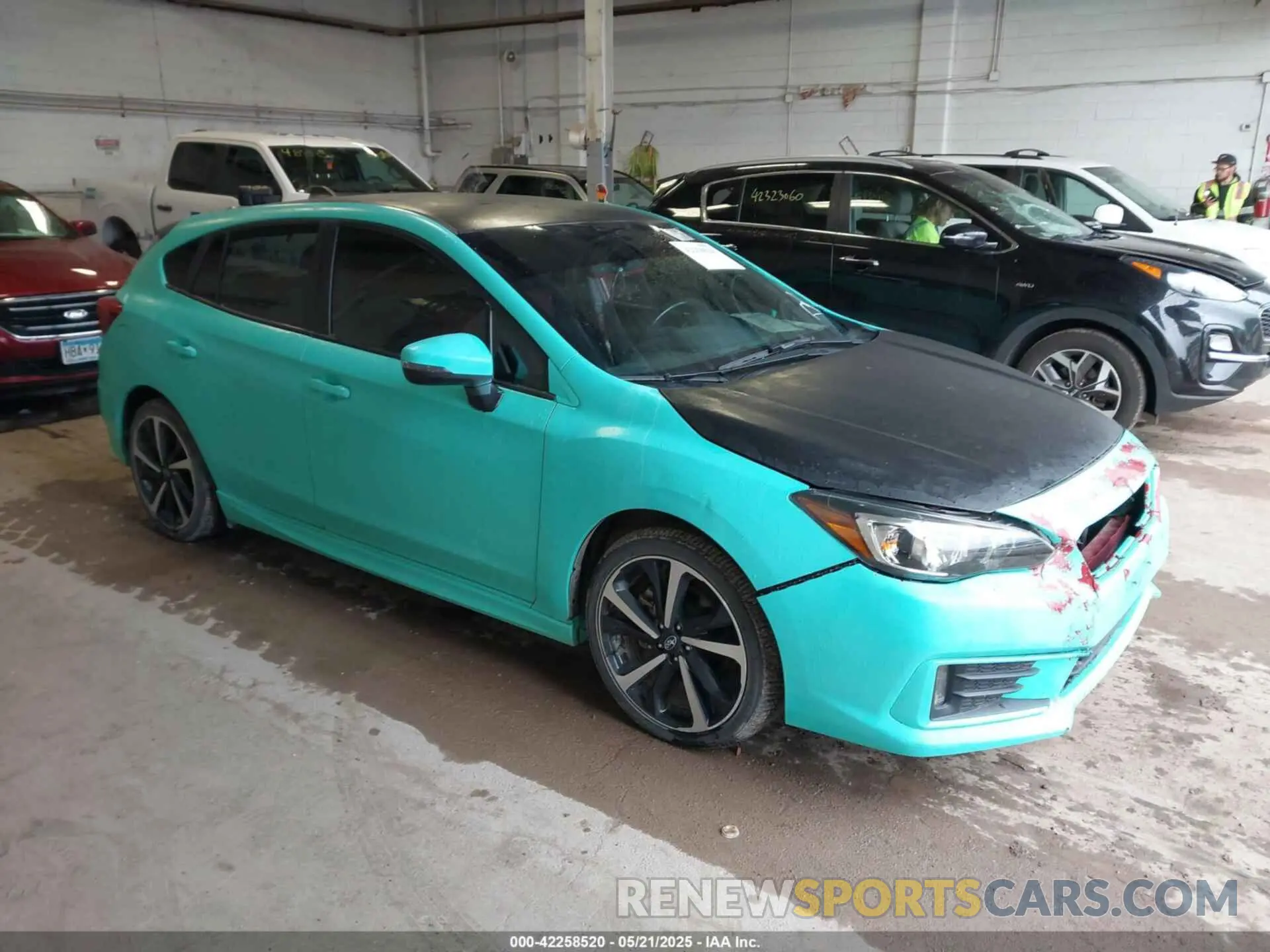 1 Photograph of a damaged car 4S3GTAJ68L1701379 SUBARU IMPREZA 2020
