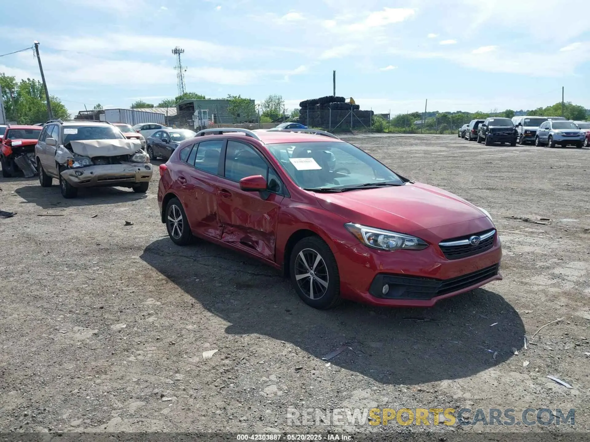 1 Фотография поврежденного автомобиля 4S3GTAV65L3705579 SUBARU IMPREZA 2020