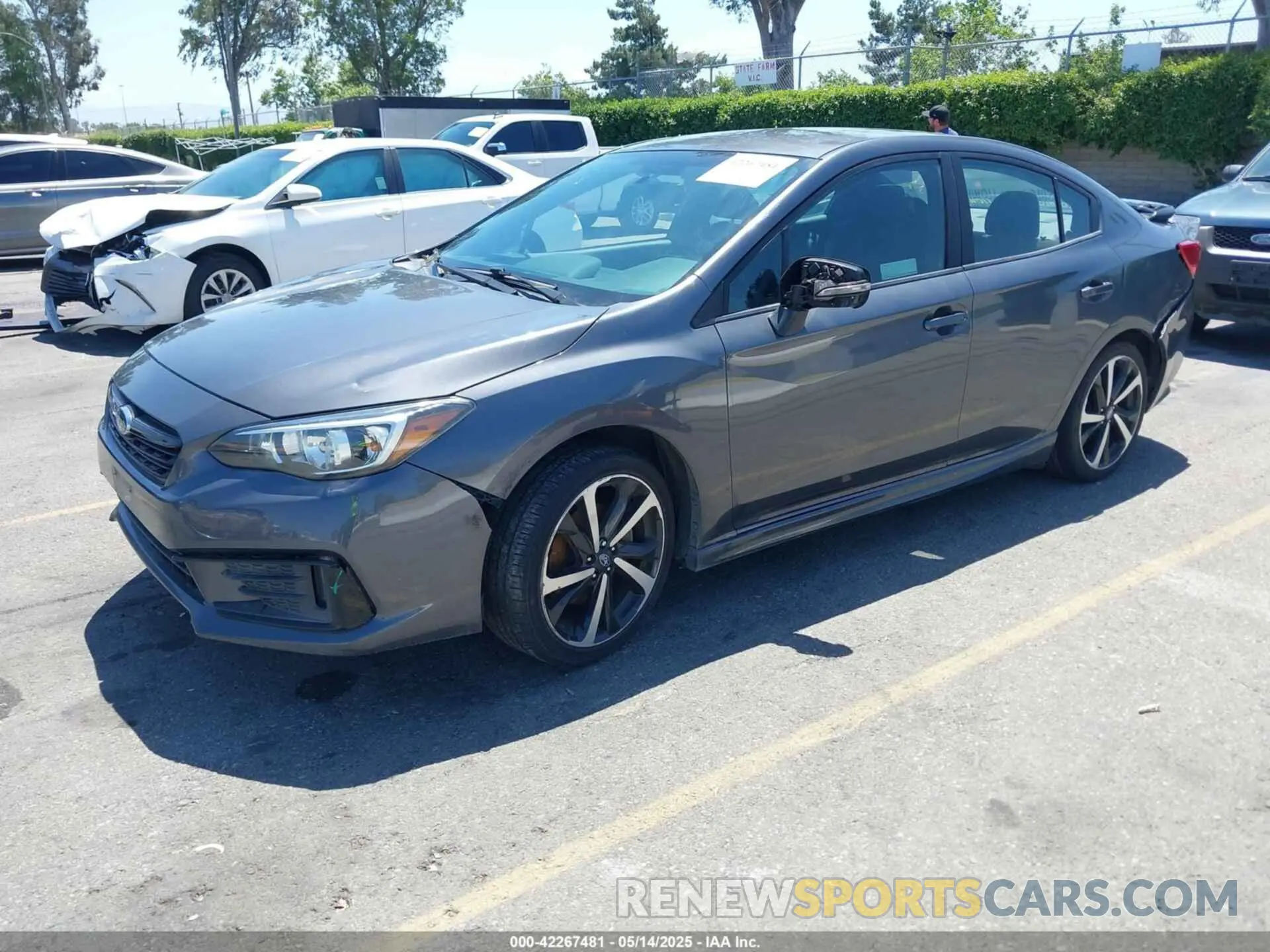 2 Фотография поврежденного автомобиля 4S3GKAL64M3602001 SUBARU IMPREZA 2021
