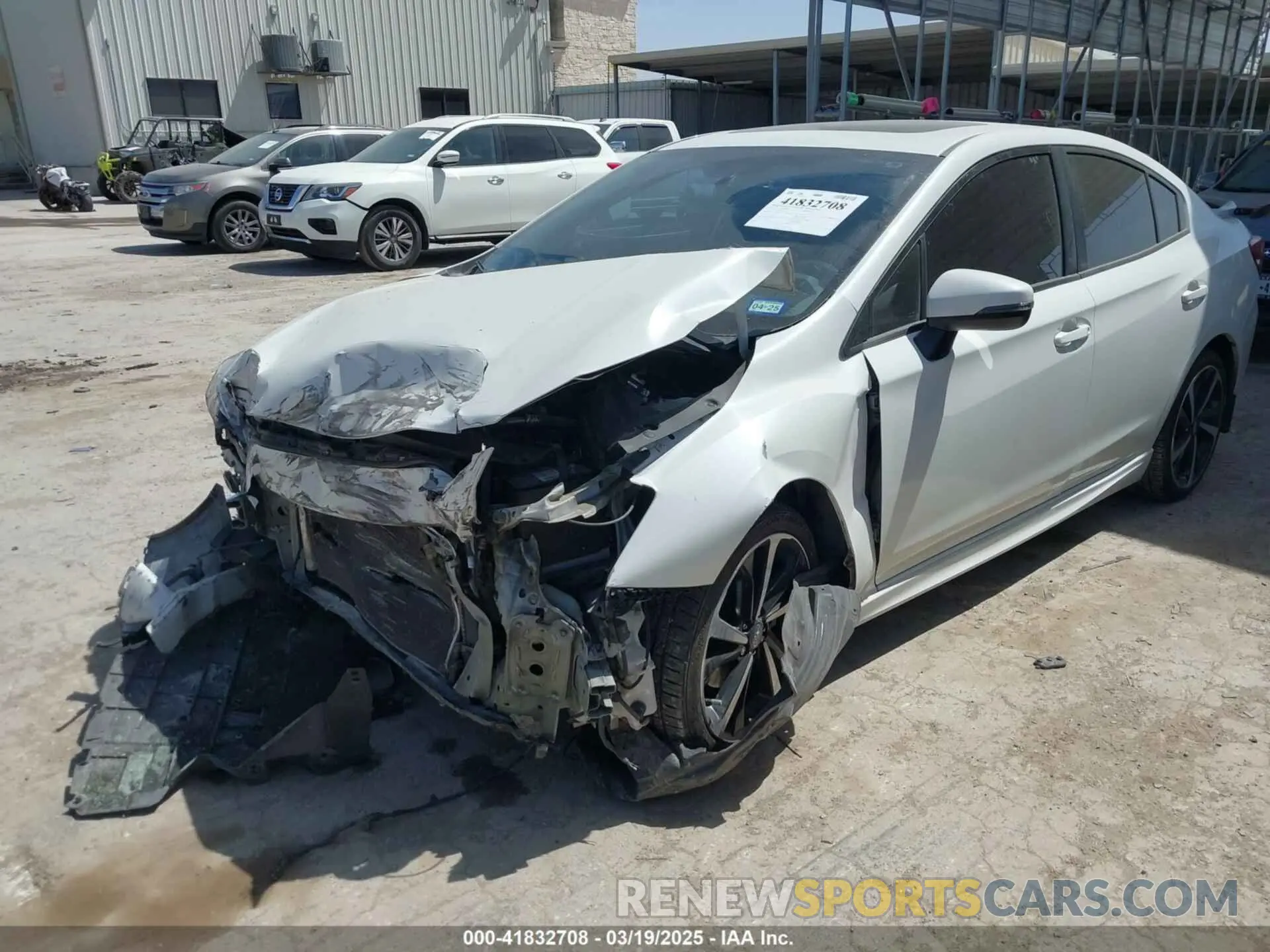 2 Photograph of a damaged car 4S3GKAM68M3603361 SUBARU IMPREZA 2021