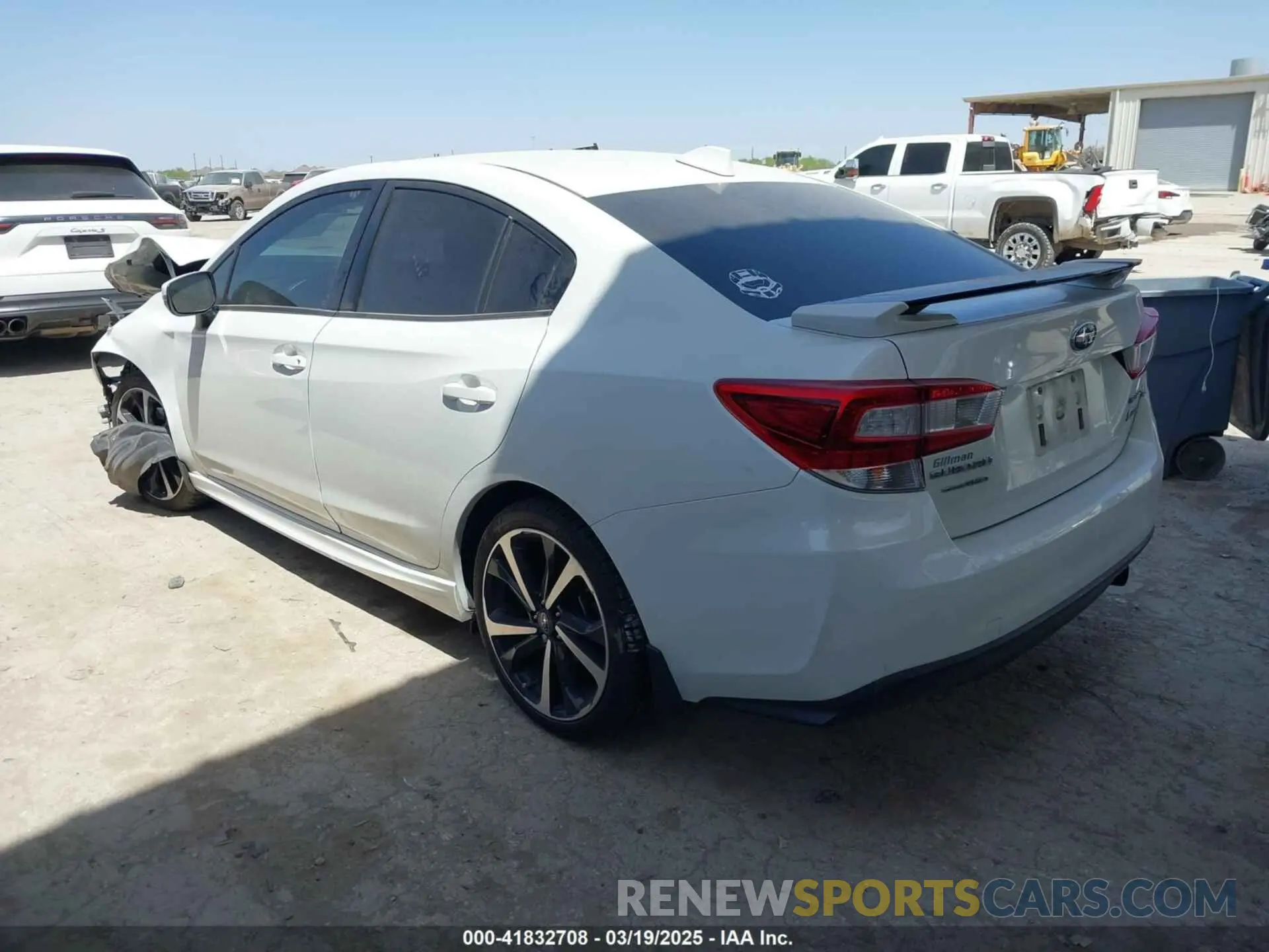 3 Photograph of a damaged car 4S3GKAM68M3603361 SUBARU IMPREZA 2021