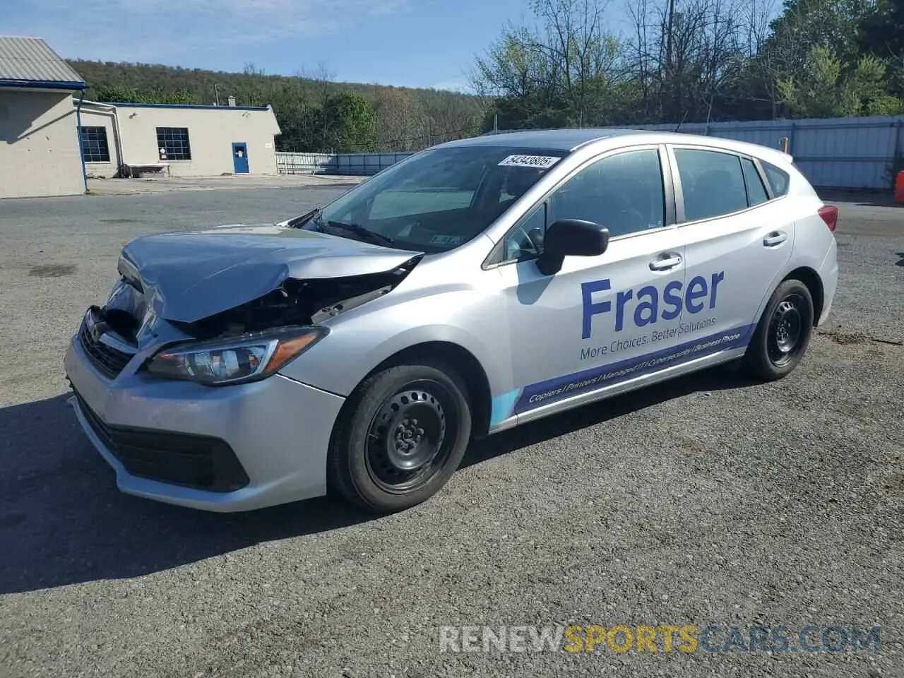 1 Photograph of a damaged car 4S3GTAB63M3709250 SUBARU IMPREZA 2021