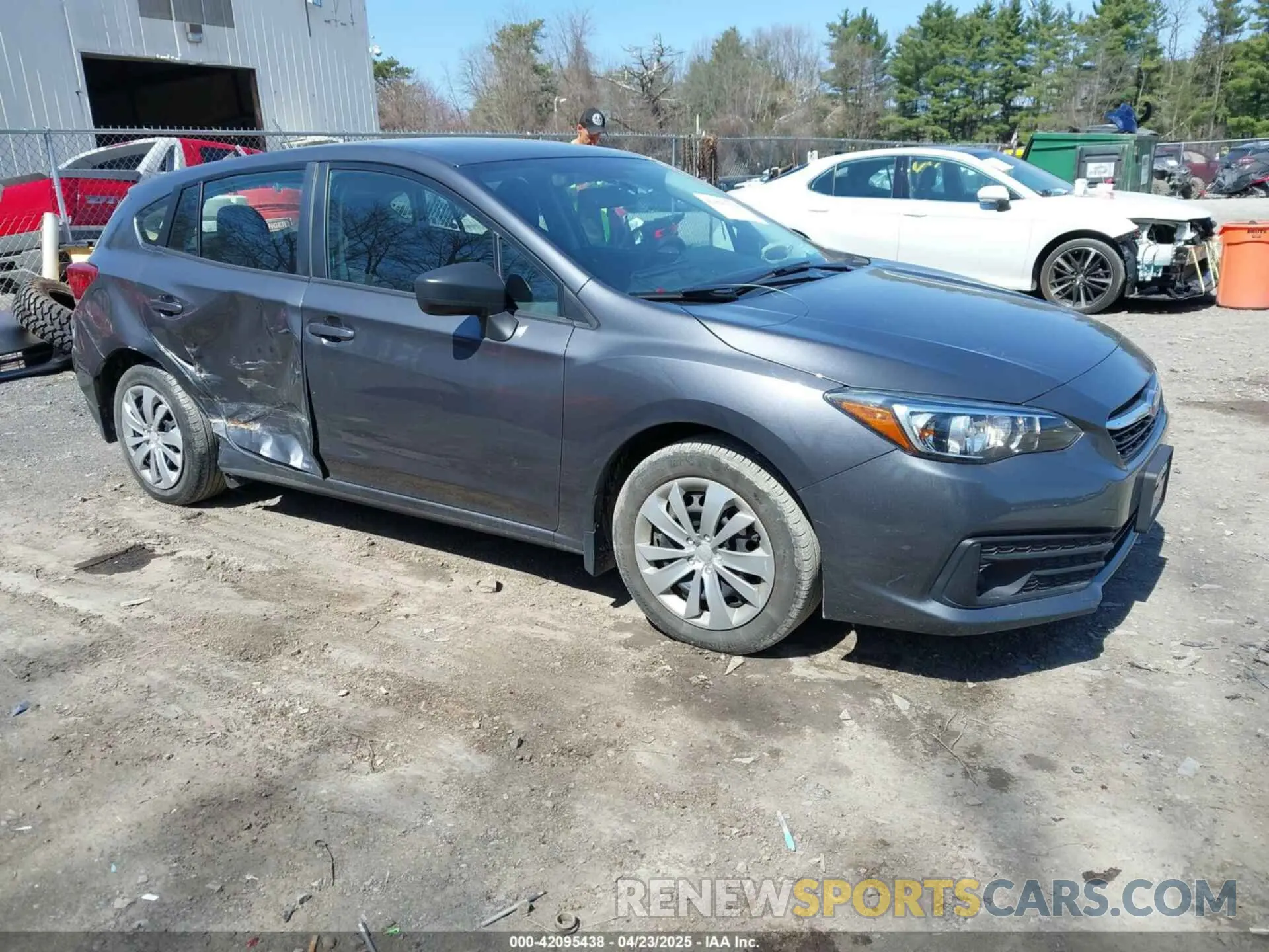 1 Photograph of a damaged car 4S3GTAB63M3715761 SUBARU IMPREZA 2021