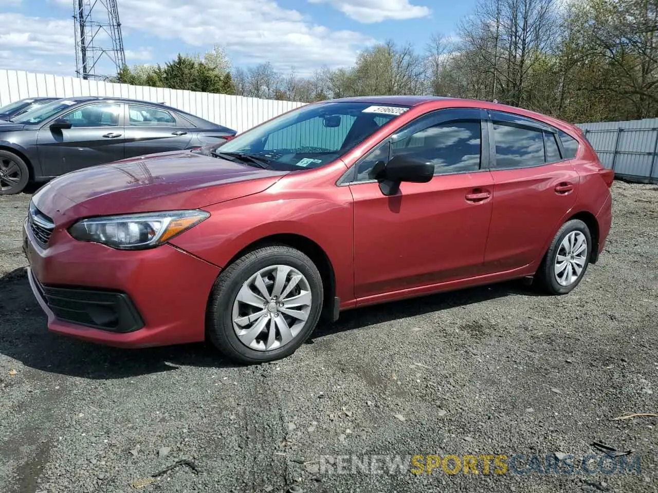 1 Photograph of a damaged car 4S3GTAB66M3706021 SUBARU IMPREZA 2021