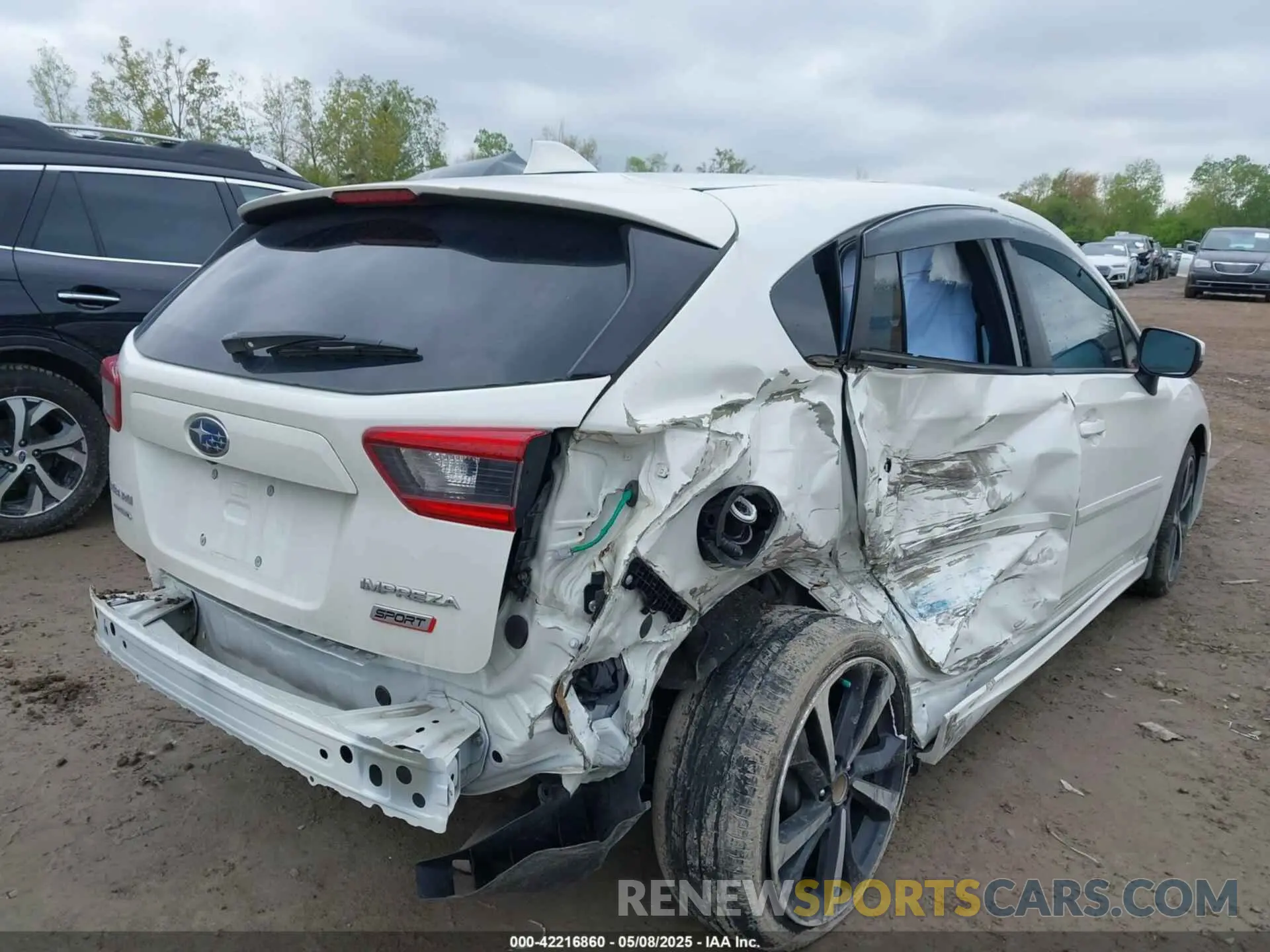 6 Фотография поврежденного автомобиля 4S3GTAJ66M1705044 SUBARU IMPREZA 2021