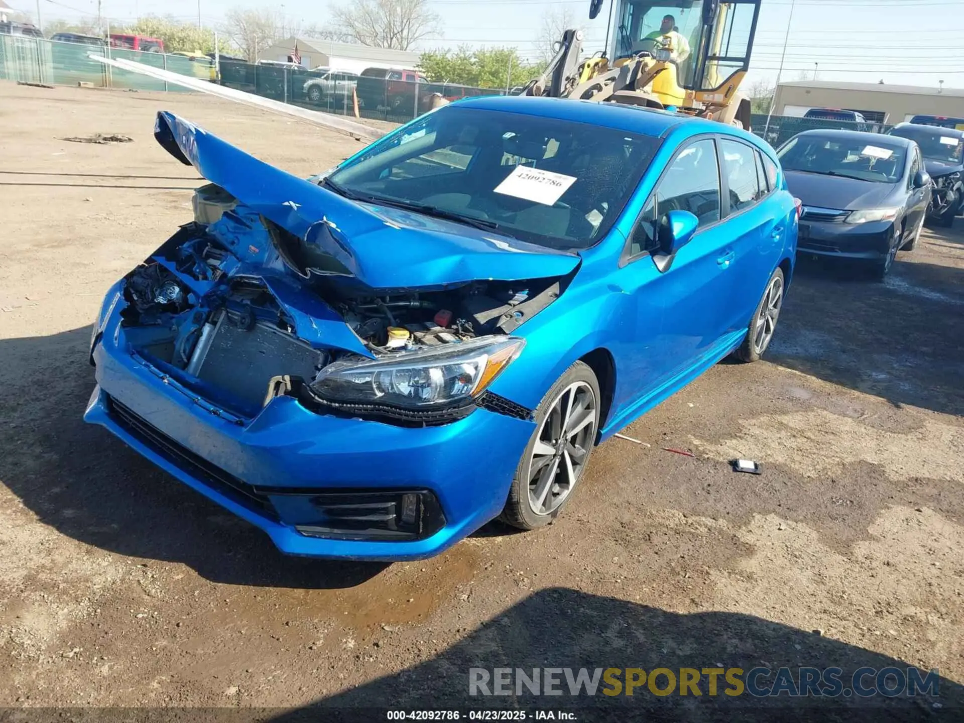 2 Фотография поврежденного автомобиля 4S3GTAL66M3701691 SUBARU IMPREZA 2021