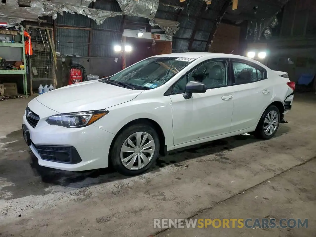 1 Photograph of a damaged car 4S3GKAB63N3604406 SUBARU IMPREZA 2022