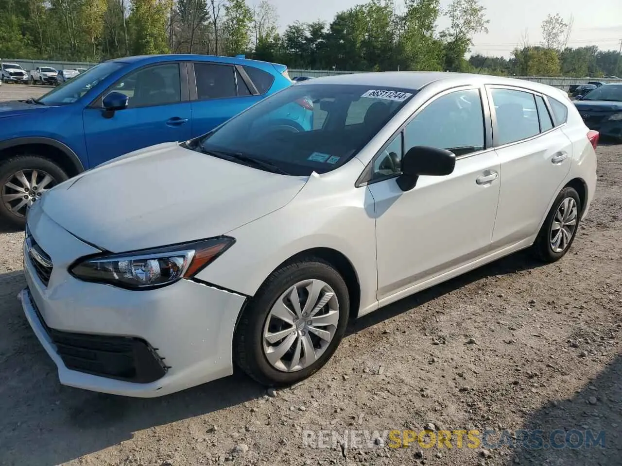 1 Photograph of a damaged car 4S3GTAB69N3701848 SUBARU IMPREZA 2022