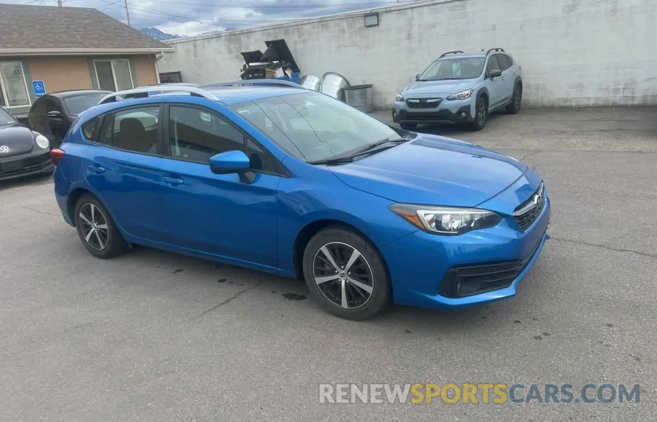 1 Photograph of a damaged car 4S3GTAD61N3705020 SUBARU IMPREZA 2022