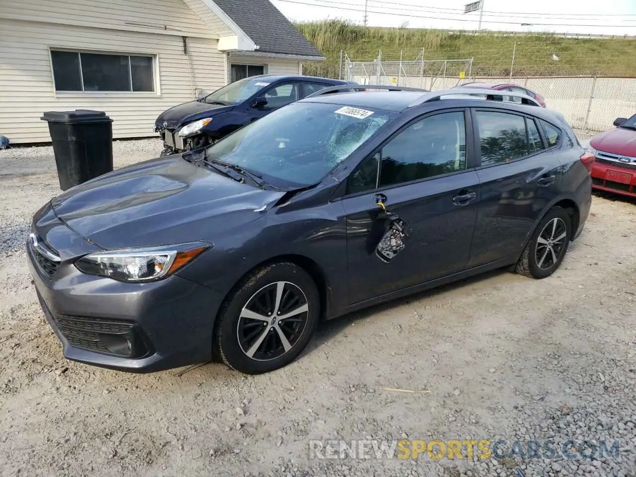 1 Photograph of a damaged car 4S3GTAV67N3700080 SUBARU IMPREZA 2022