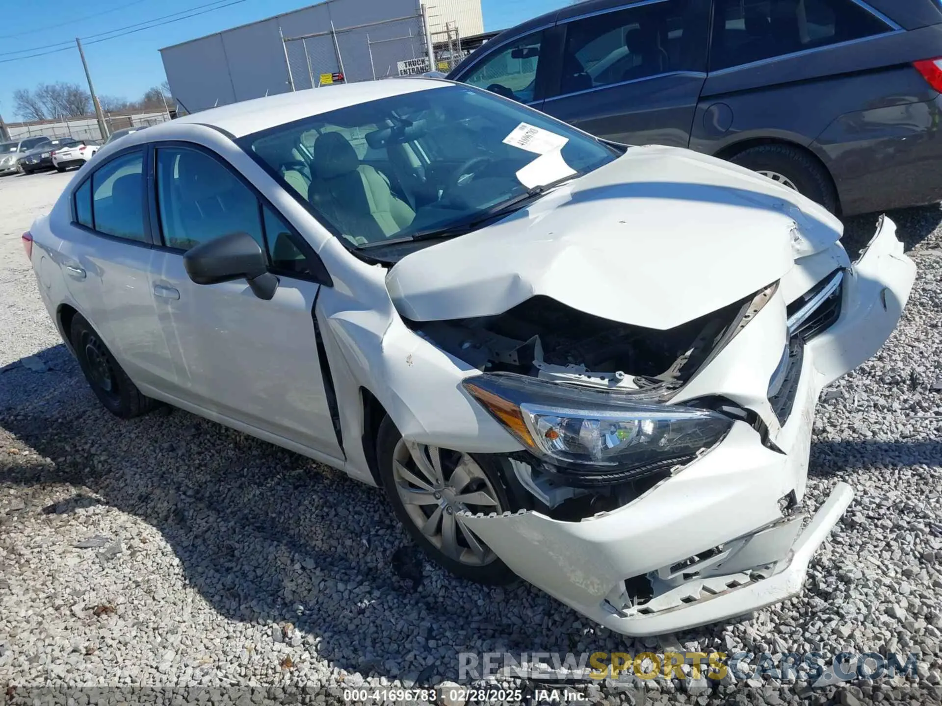 1 Photograph of a damaged car 4S3GKAA61P1600693 SUBARU IMPREZA 2023