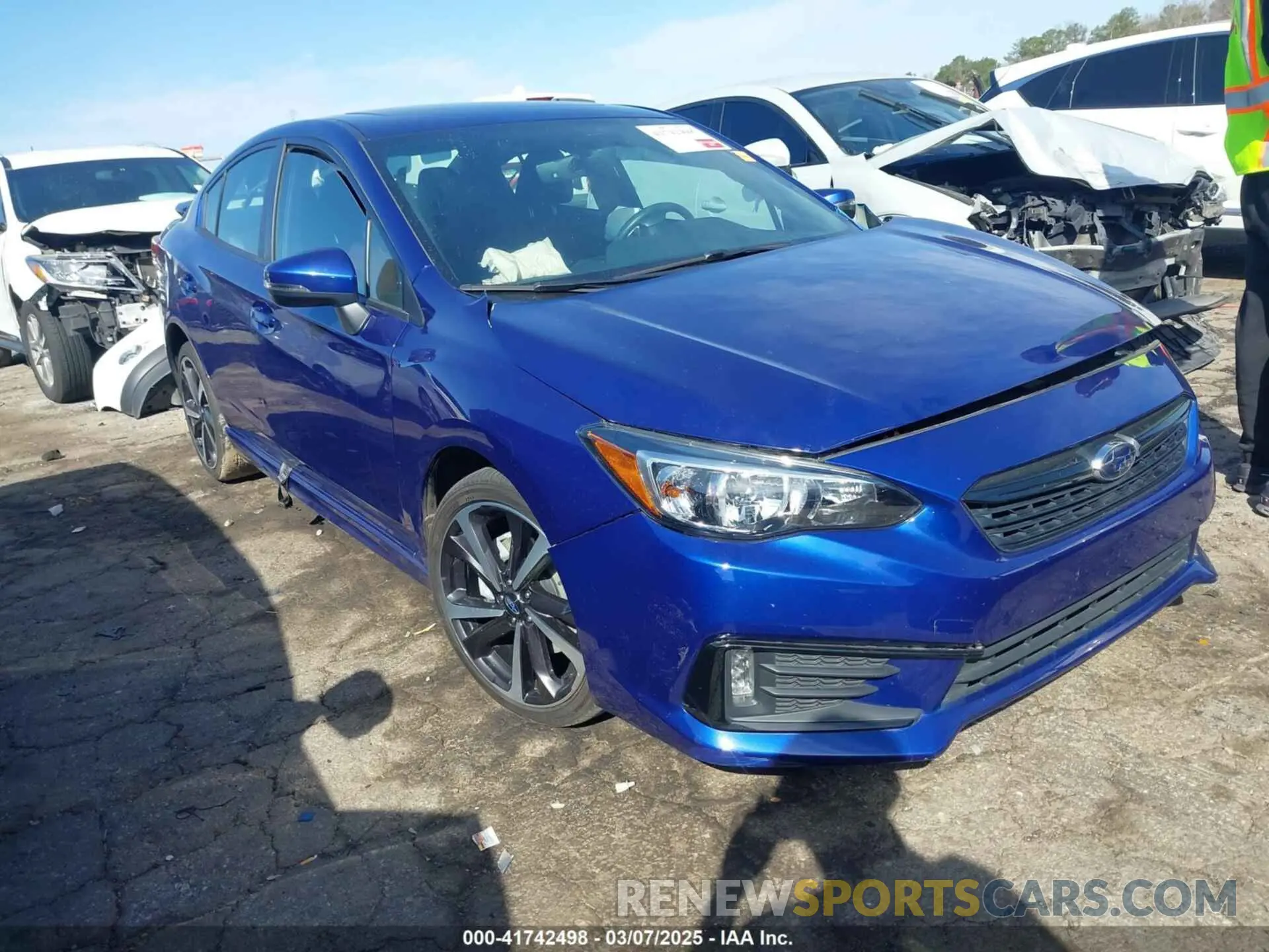 1 Photograph of a damaged car 4S3GKAM66P3603198 SUBARU IMPREZA 2023