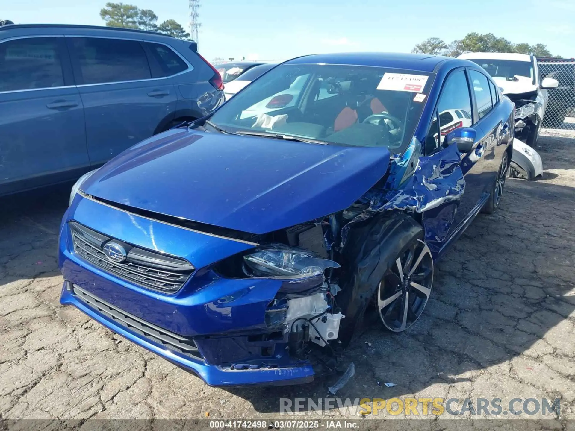 2 Photograph of a damaged car 4S3GKAM66P3603198 SUBARU IMPREZA 2023