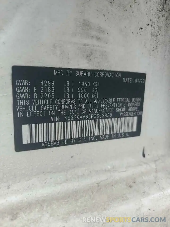 14 Фотография поврежденного автомобиля 4S3GKAV66P3603880 SUBARU IMPREZA 2023