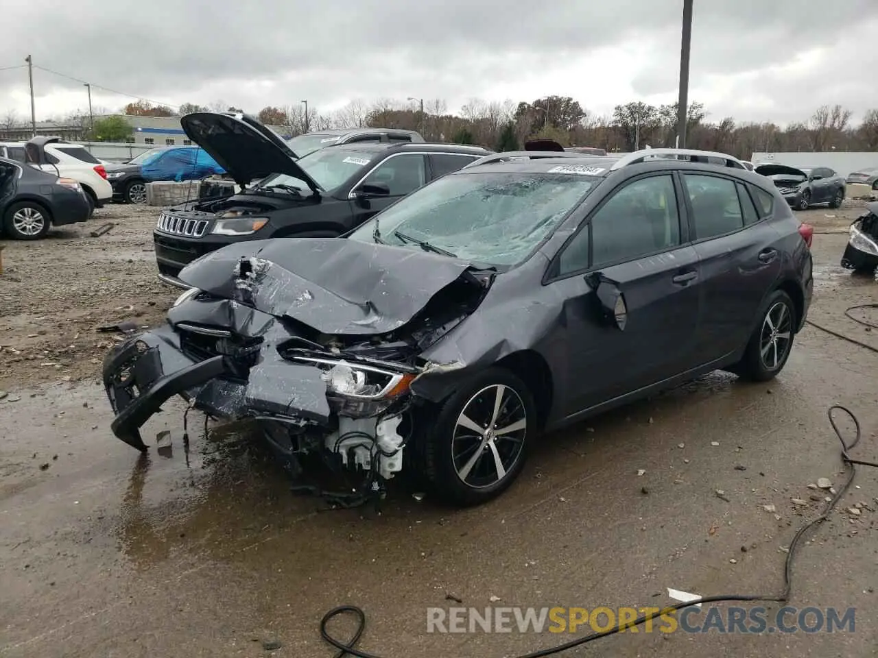 1 Photograph of a damaged car 4S3GTAD6XP3703785 SUBARU IMPREZA 2023