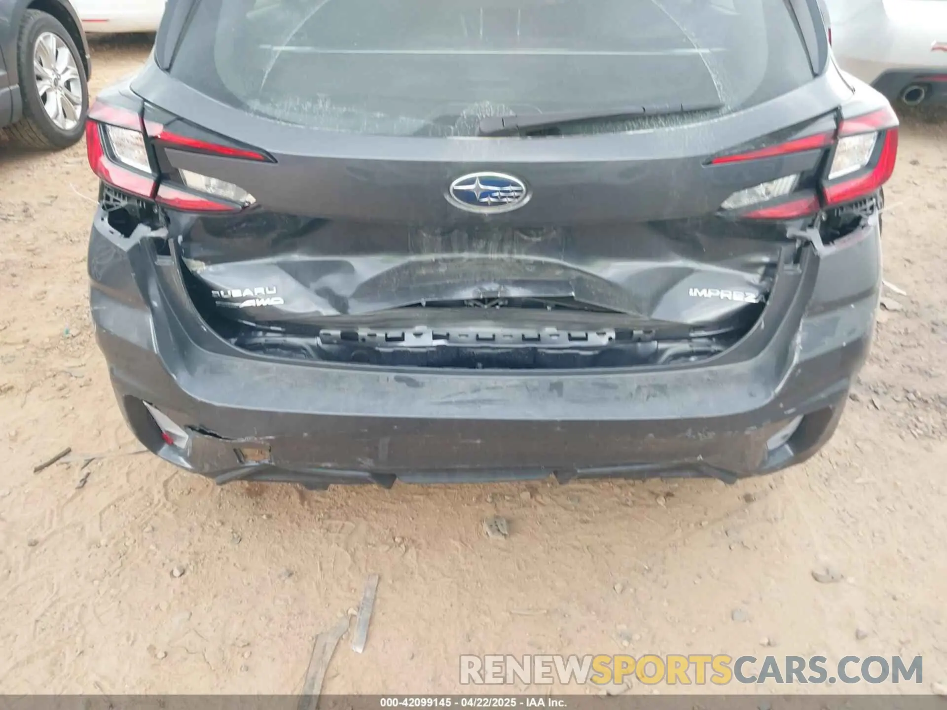 6 Photograph of a damaged car JF1GUABC2R8888237 SUBARU IMPREZA 2024