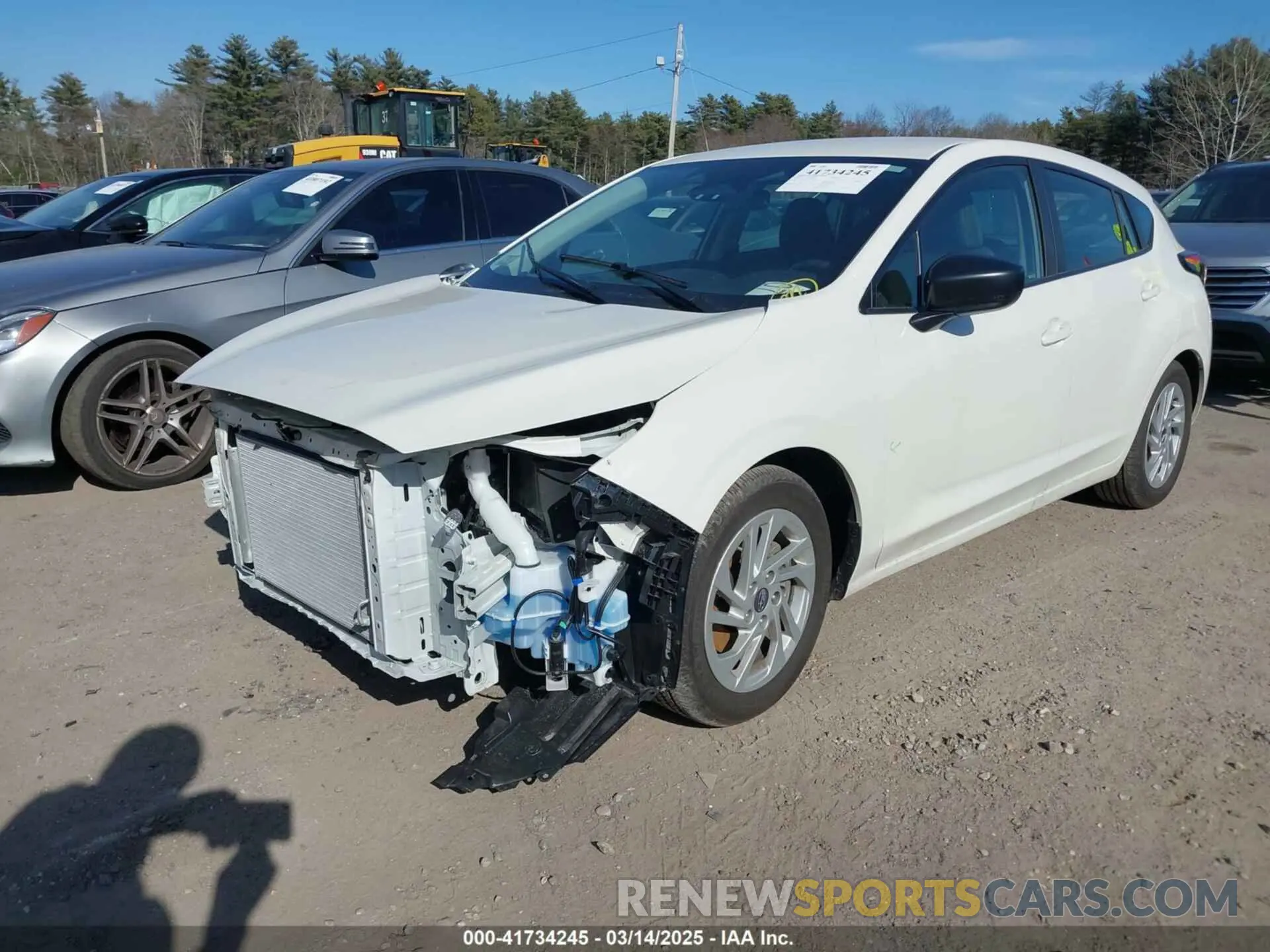 2 Photograph of a damaged car JF1GUABC3R8344104 SUBARU IMPREZA 2024