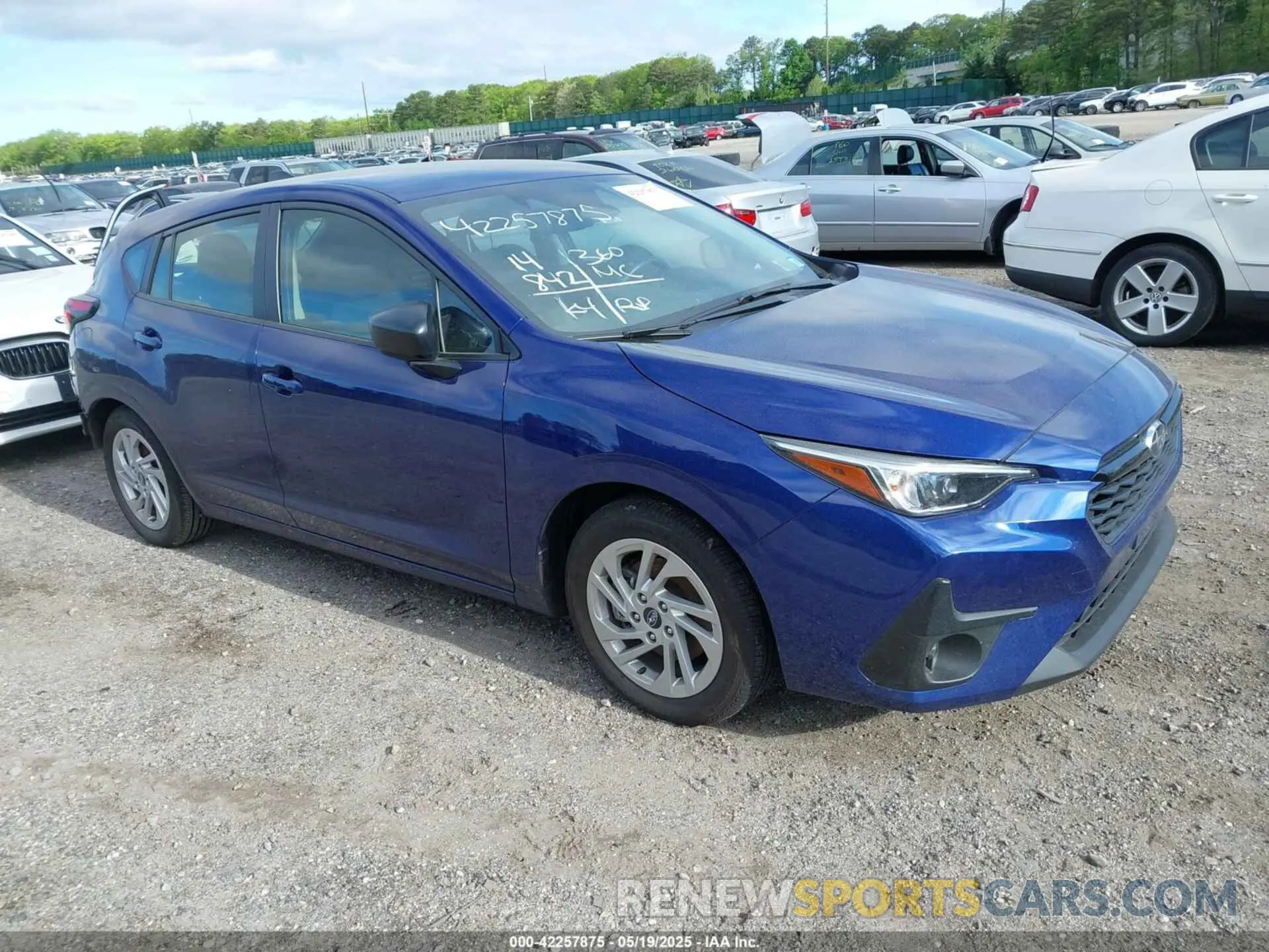 1 Photograph of a damaged car JF1GUABC4R8302590 SUBARU IMPREZA 2024