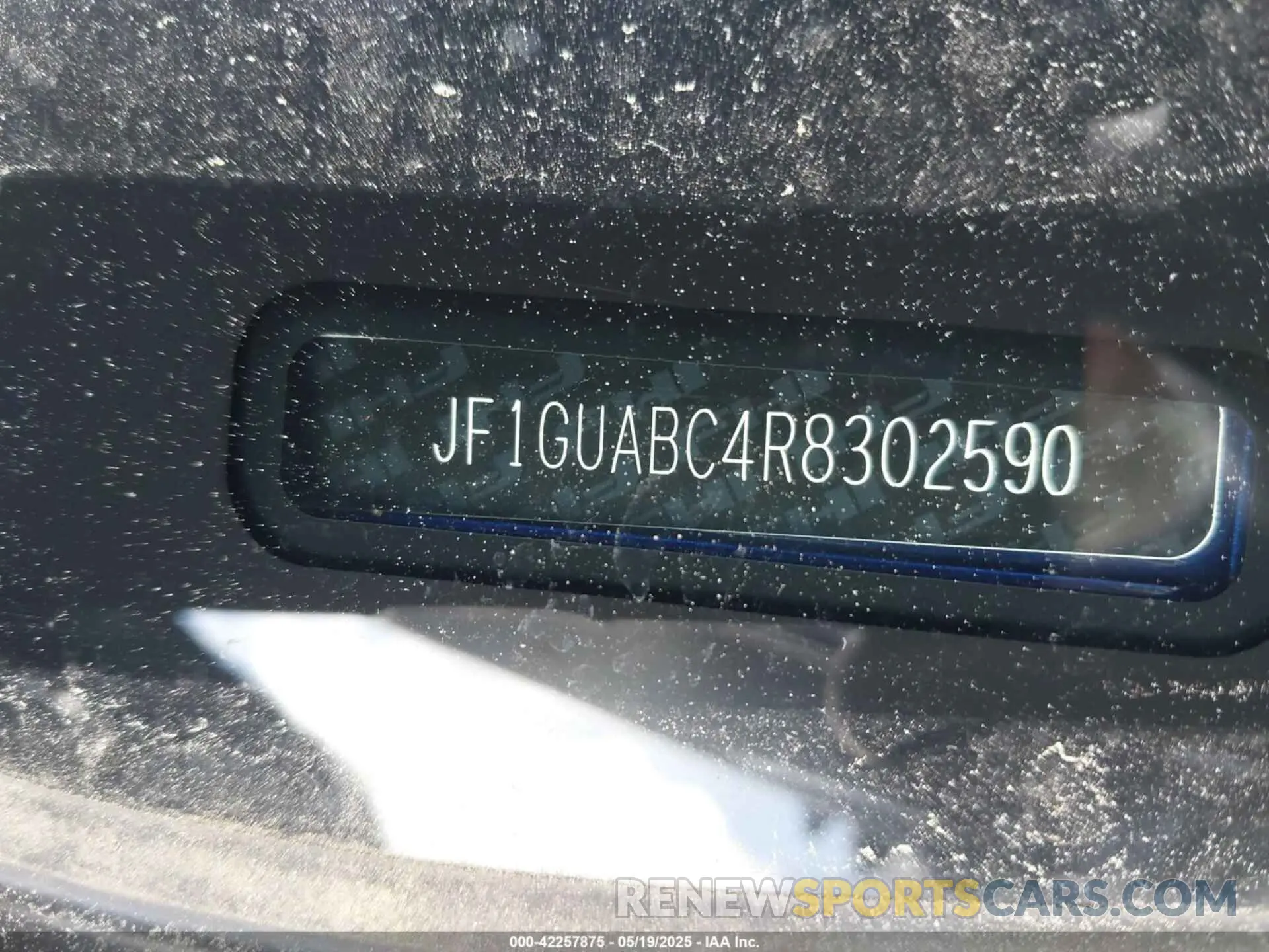 17 Photograph of a damaged car JF1GUABC4R8302590 SUBARU IMPREZA 2024