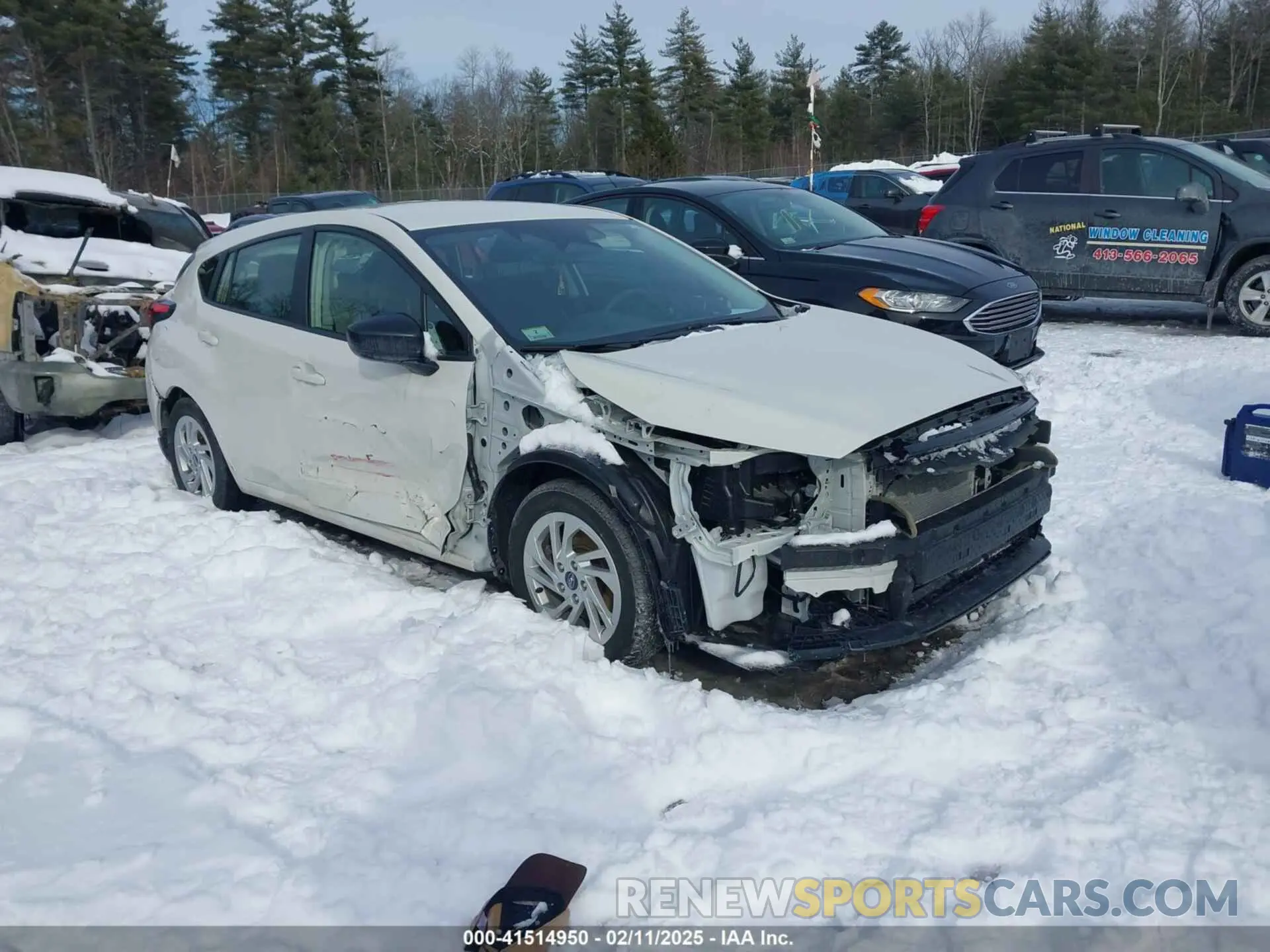 1 Фотография поврежденного автомобиля JF1GUABC4R8325612 SUBARU IMPREZA 2024