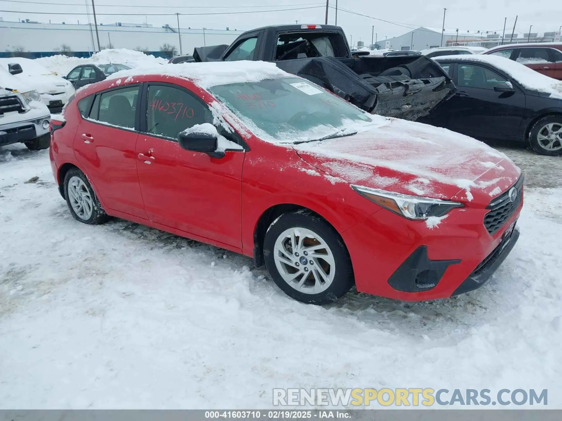 1 Photograph of a damaged car JF1GUABC4R8373479 SUBARU IMPREZA 2024