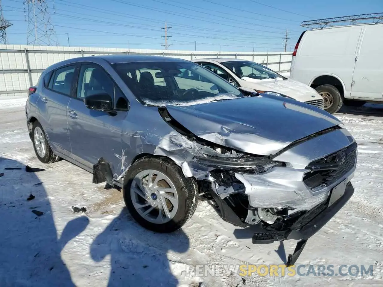 4 Photograph of a damaged car JF1GUABC6R8384502 SUBARU IMPREZA 2024