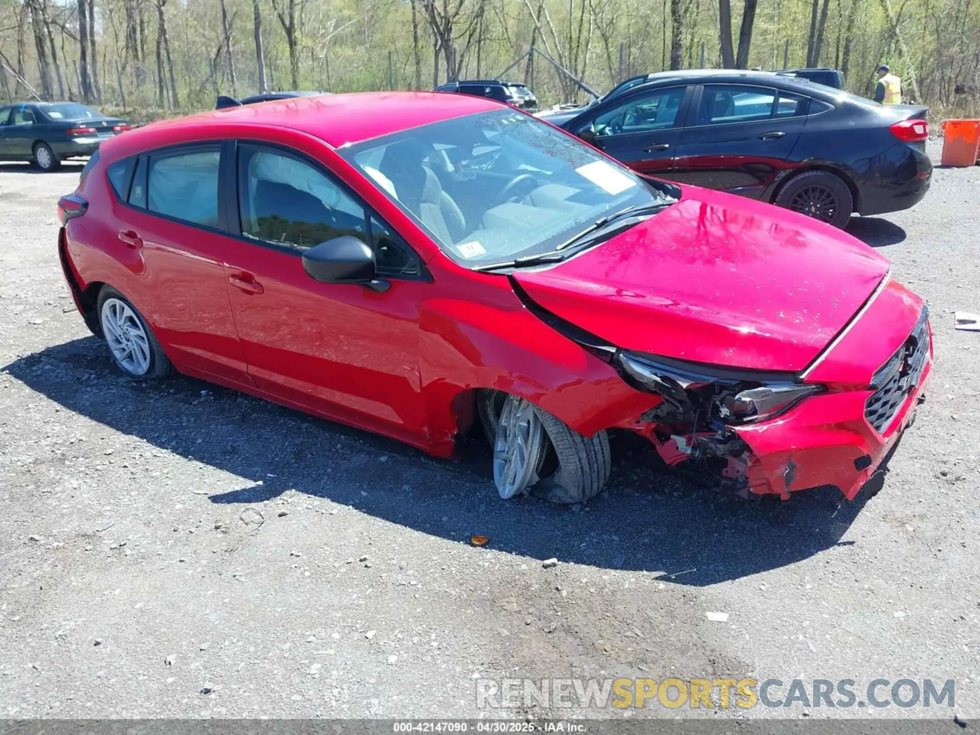 1 Photograph of a damaged car JF1GUABC9R8873735 SUBARU IMPREZA 2024