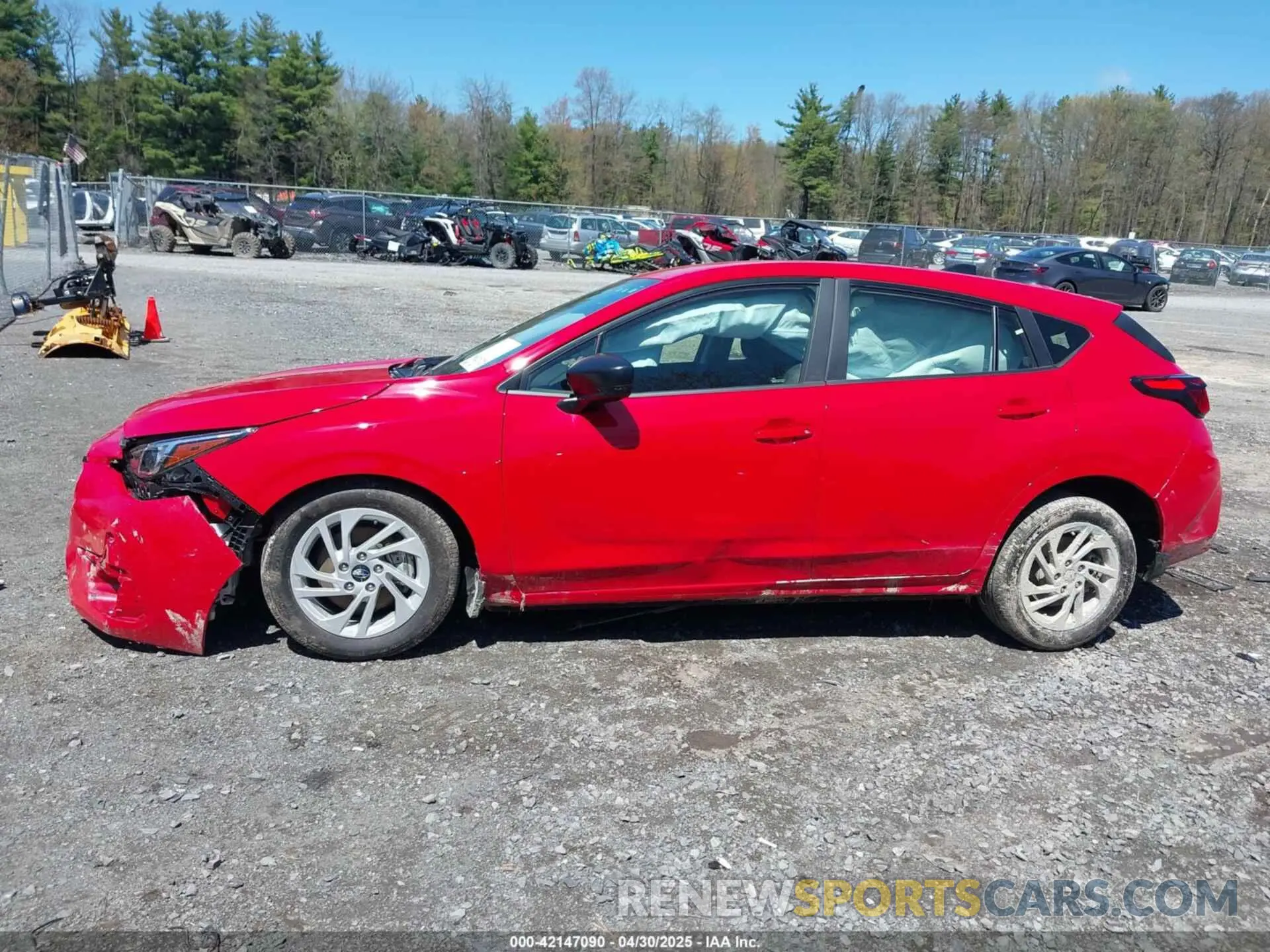 14 Photograph of a damaged car JF1GUABC9R8873735 SUBARU IMPREZA 2024
