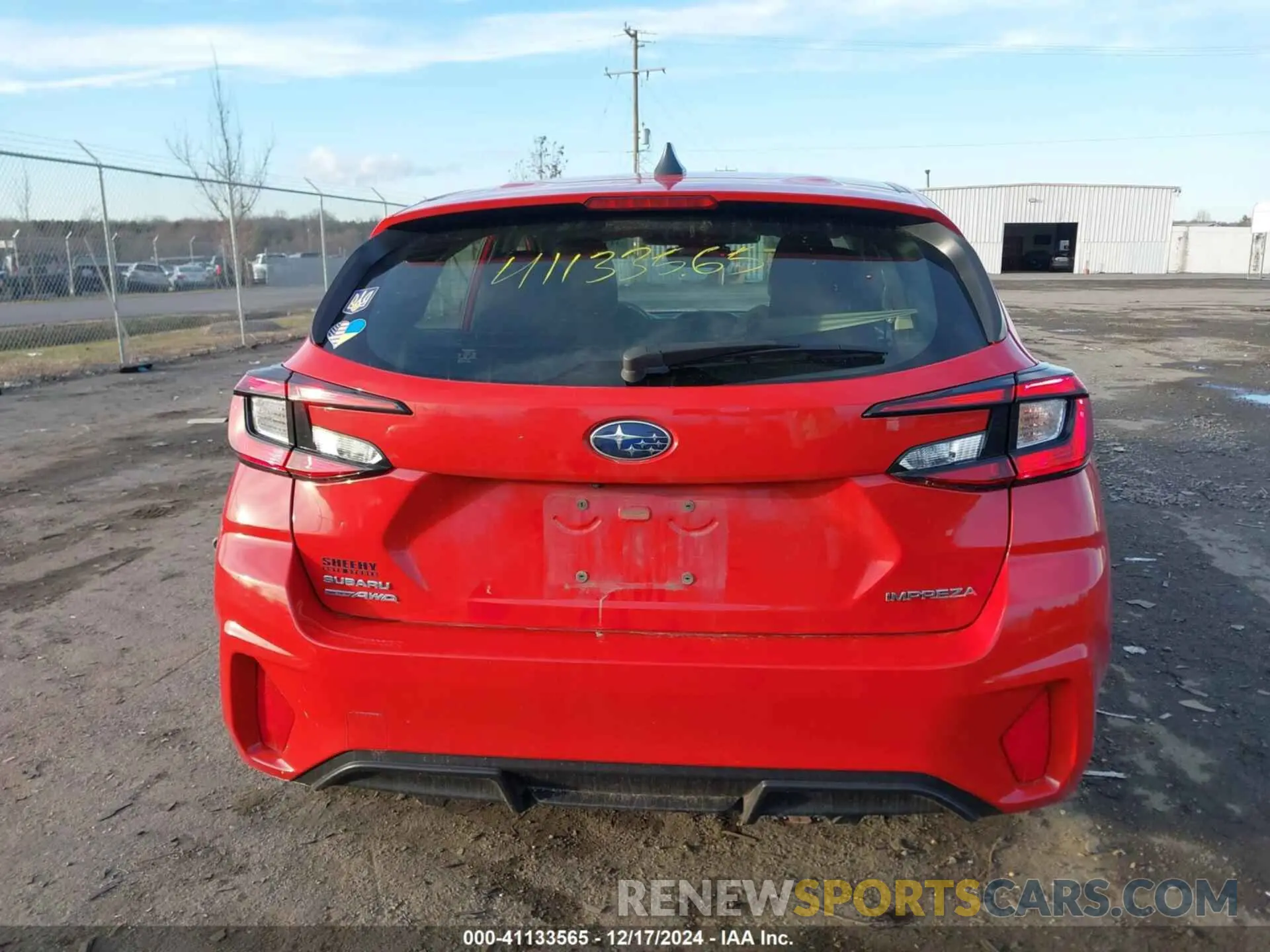 16 Photograph of a damaged car JF1GUAFC0R8343759 SUBARU IMPREZA 2024