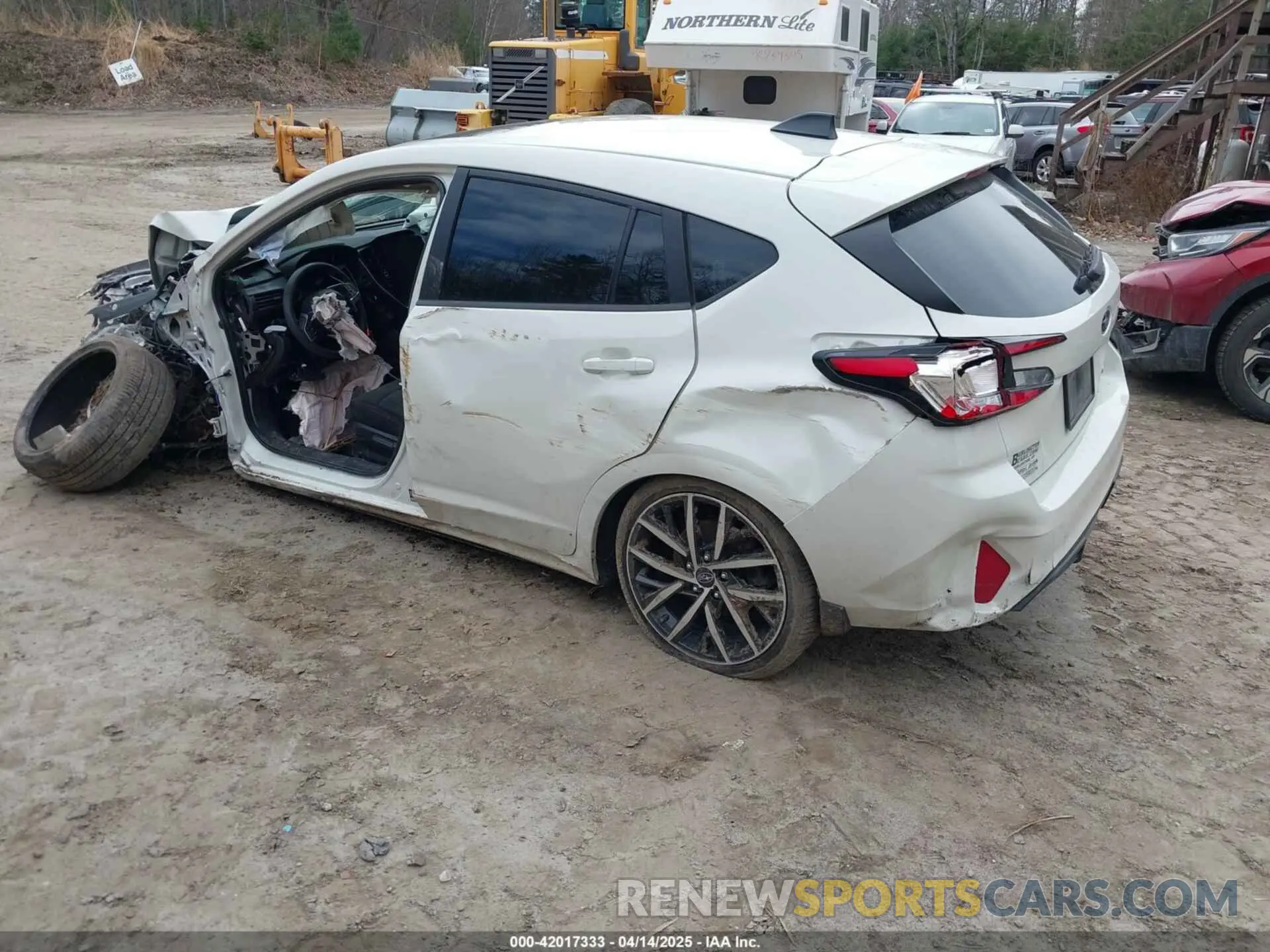 3 Photograph of a damaged car JF1GUAFC5R8285485 SUBARU IMPREZA 2024