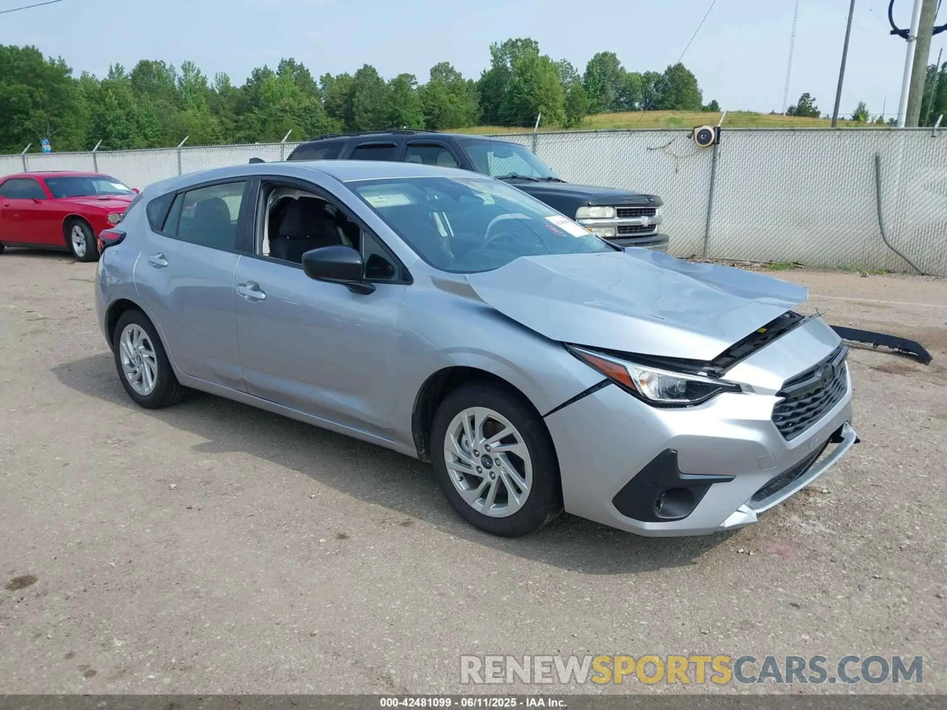 1 Photograph of a damaged car JF1GUABC0S8222127 SUBARU IMPREZA 2025