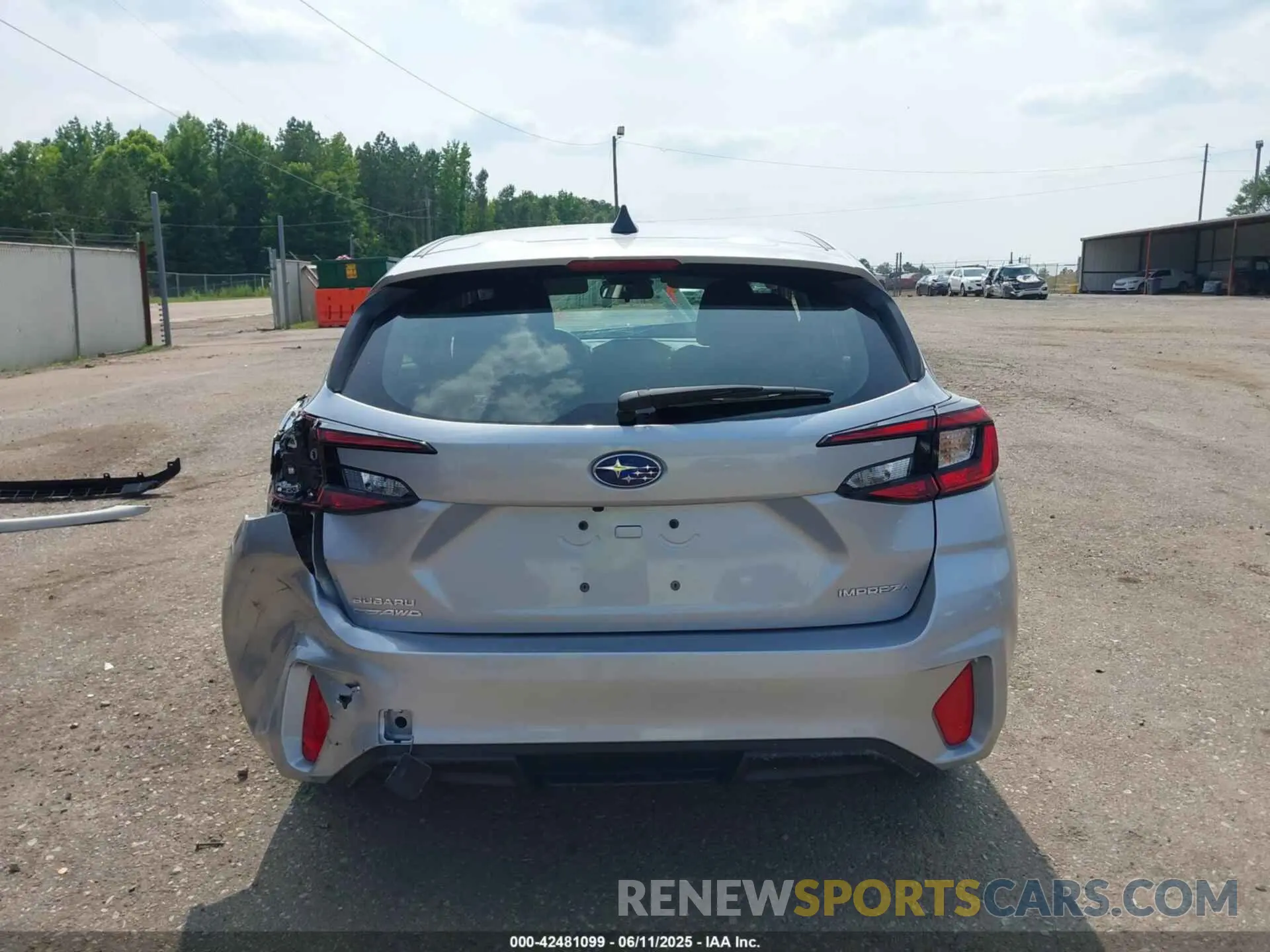 16 Photograph of a damaged car JF1GUABC0S8222127 SUBARU IMPREZA 2025