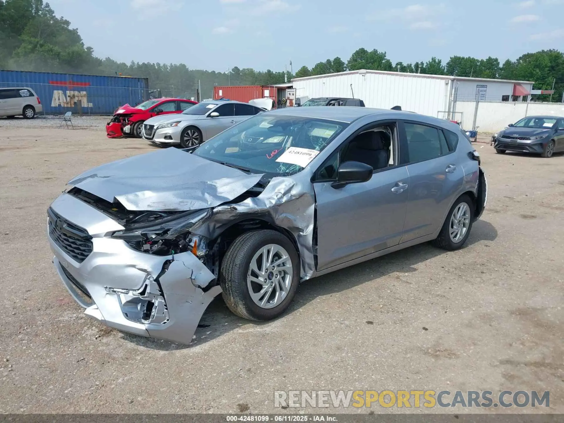 2 Photograph of a damaged car JF1GUABC0S8222127 SUBARU IMPREZA 2025