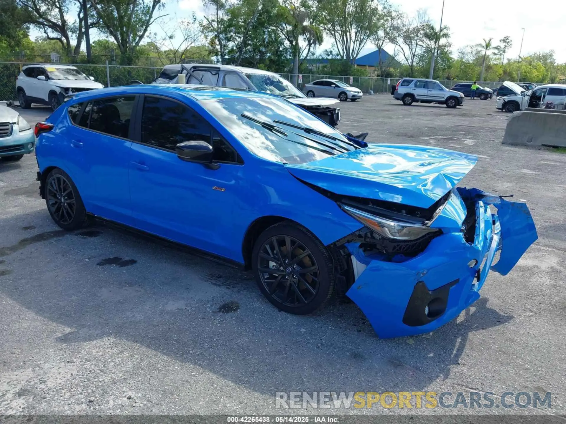 1 Photograph of a damaged car JF1GUHJC5S8200800 SUBARU IMPREZA 2025