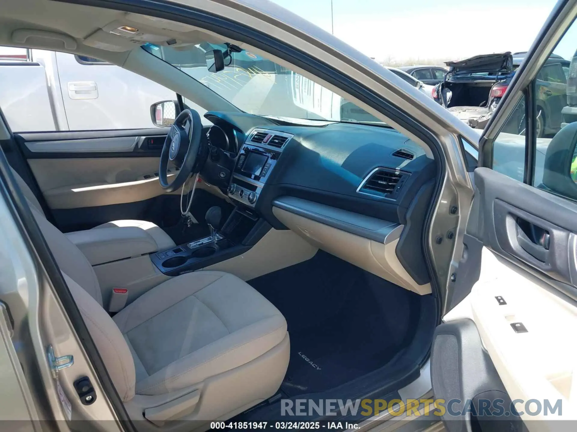 5 Photograph of a damaged car 4S3BNAB63K3005292 SUBARU LEGACY 2019