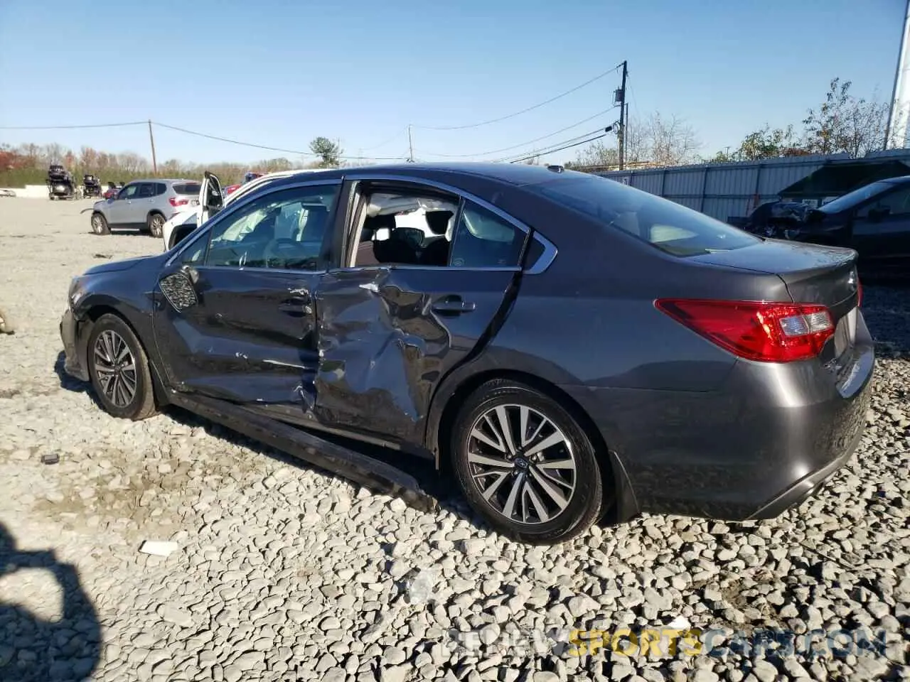 2 Фотография поврежденного автомобиля 4S3BNAB68K3004476 SUBARU LEGACY 2019