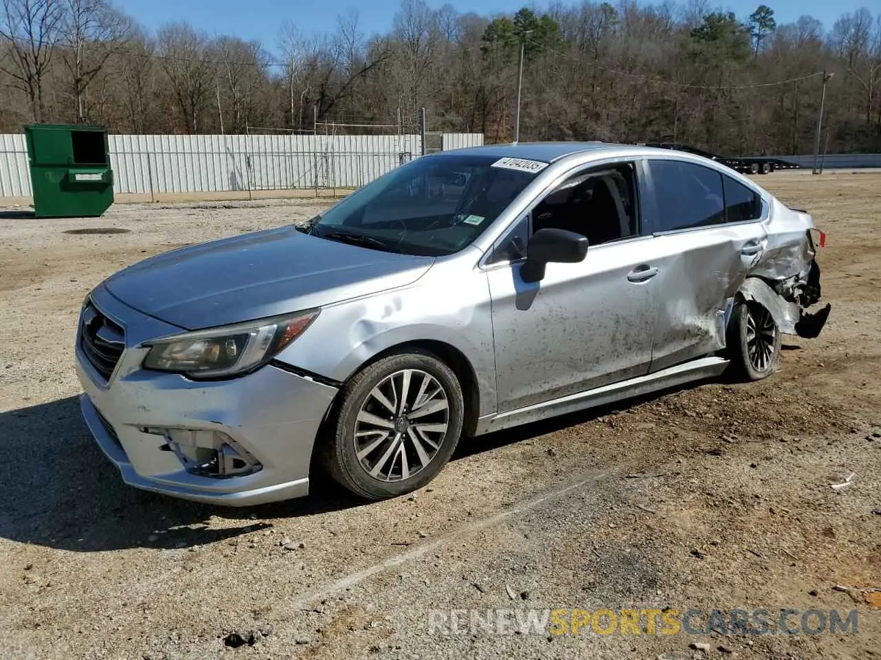 1 Photograph of a damaged car 4S3BNAB68K3026350 SUBARU LEGACY 2019