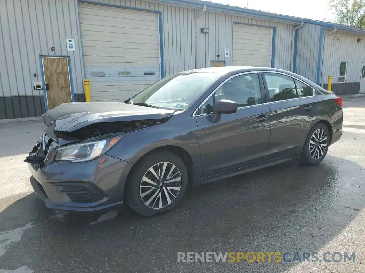 1 Photograph of a damaged car 4S3BNAB69K3033274 SUBARU LEGACY 2019