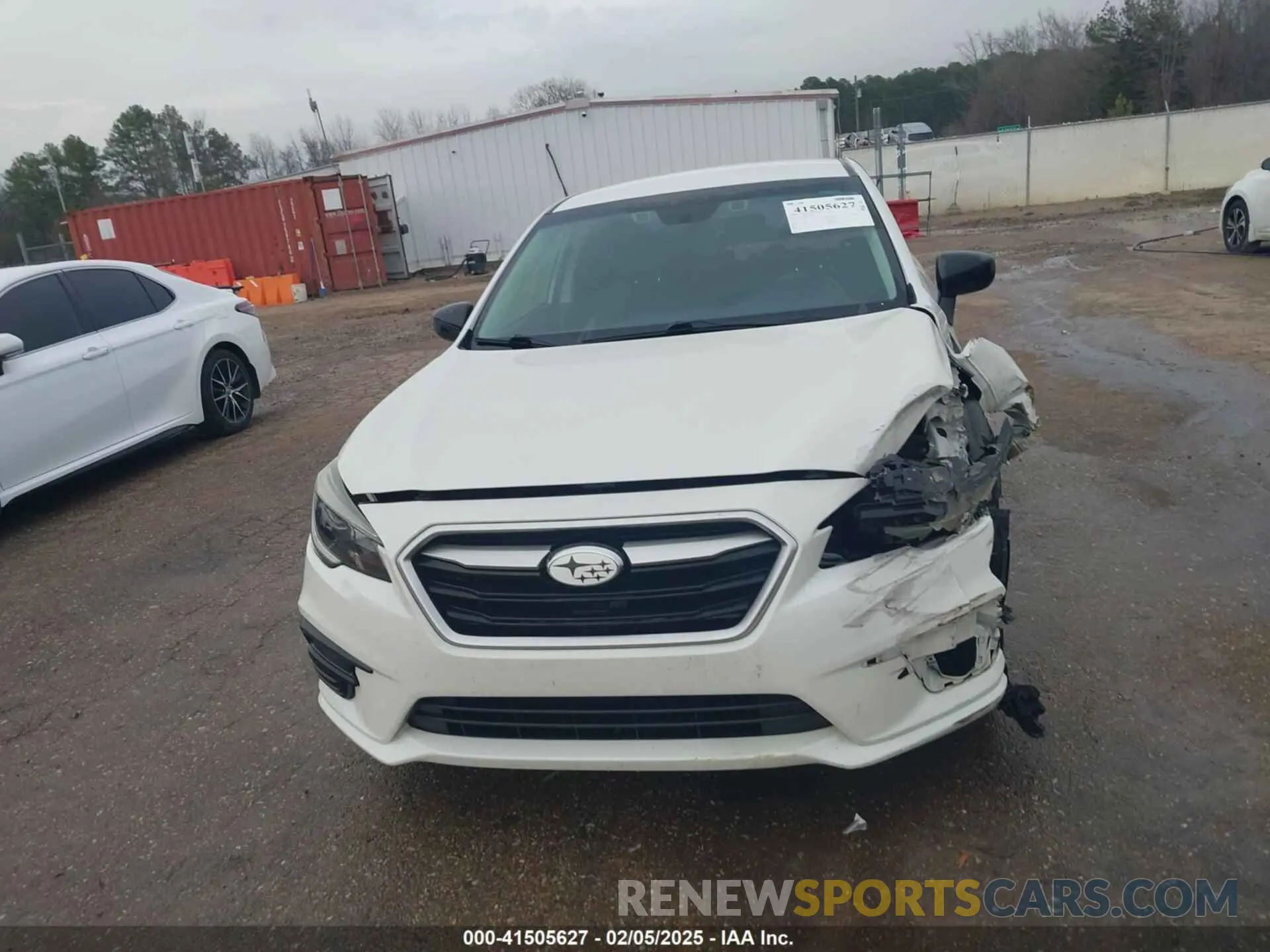 12 Фотография поврежденного автомобиля 4S3BNAB6XK3027239 SUBARU LEGACY 2019