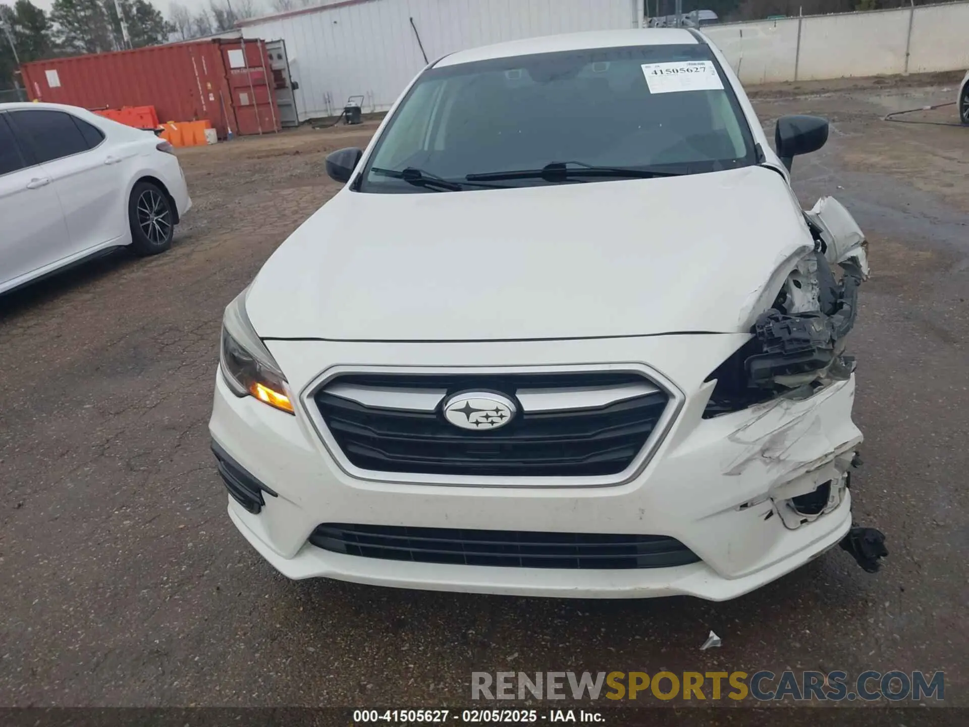 6 Фотография поврежденного автомобиля 4S3BNAB6XK3027239 SUBARU LEGACY 2019