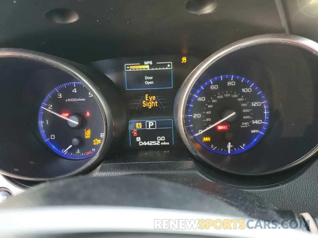 9 Photograph of a damaged car 4S3BNAF62K3023843 SUBARU LEGACY 2019