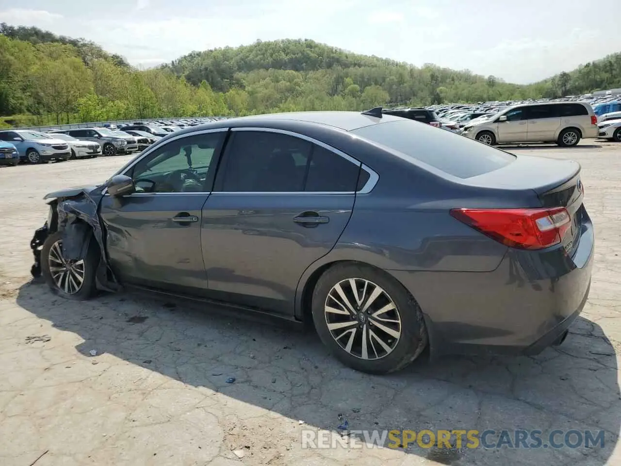 2 Фотография поврежденного автомобиля 4S3BNAF63K3037346 SUBARU LEGACY 2019