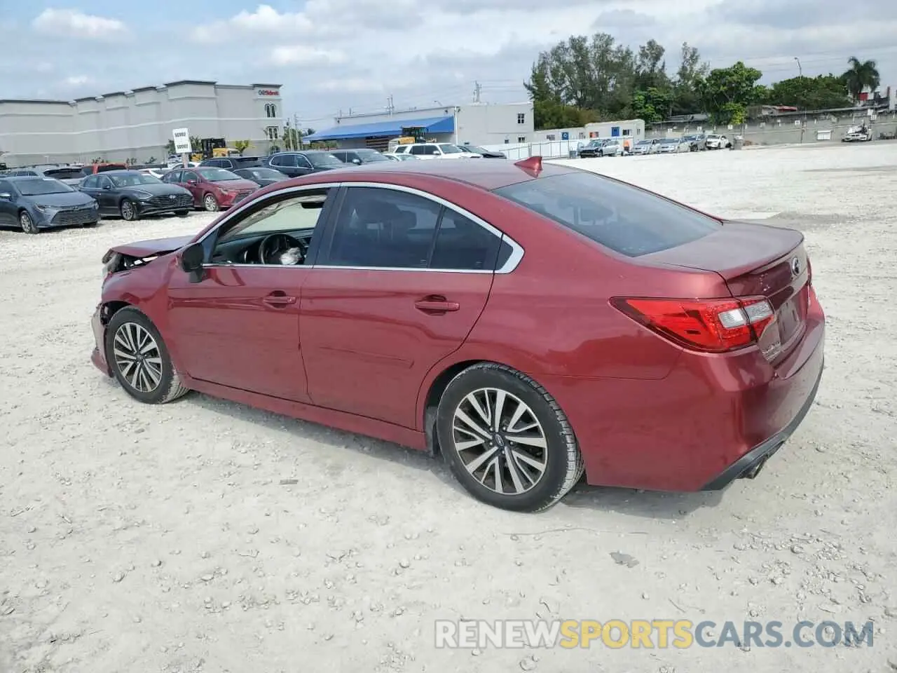 2 Photograph of a damaged car 4S3BNAF65K3009757 SUBARU LEGACY 2019