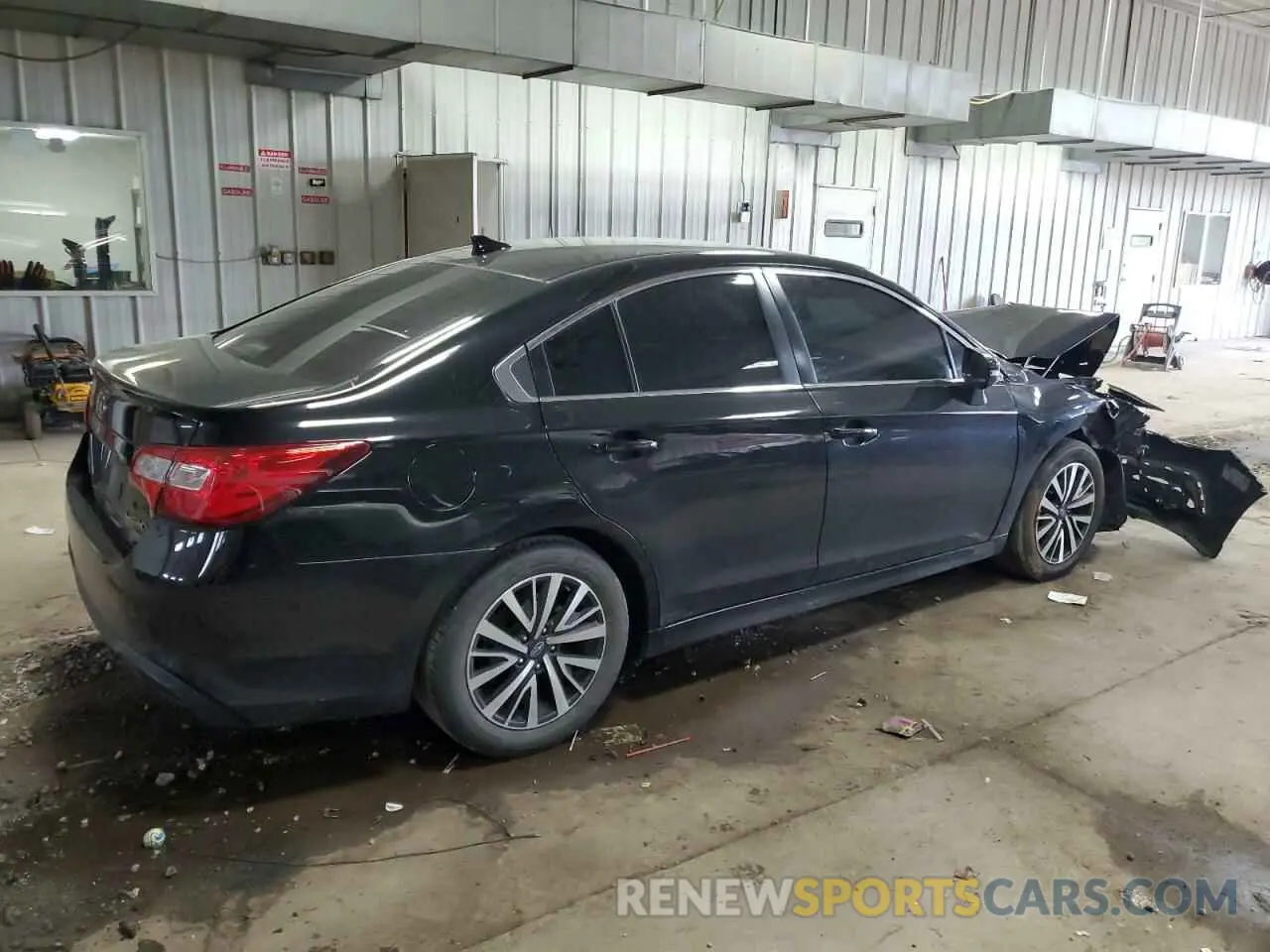 3 Фотография поврежденного автомобиля 4S3BNAF65K3028616 SUBARU LEGACY 2019