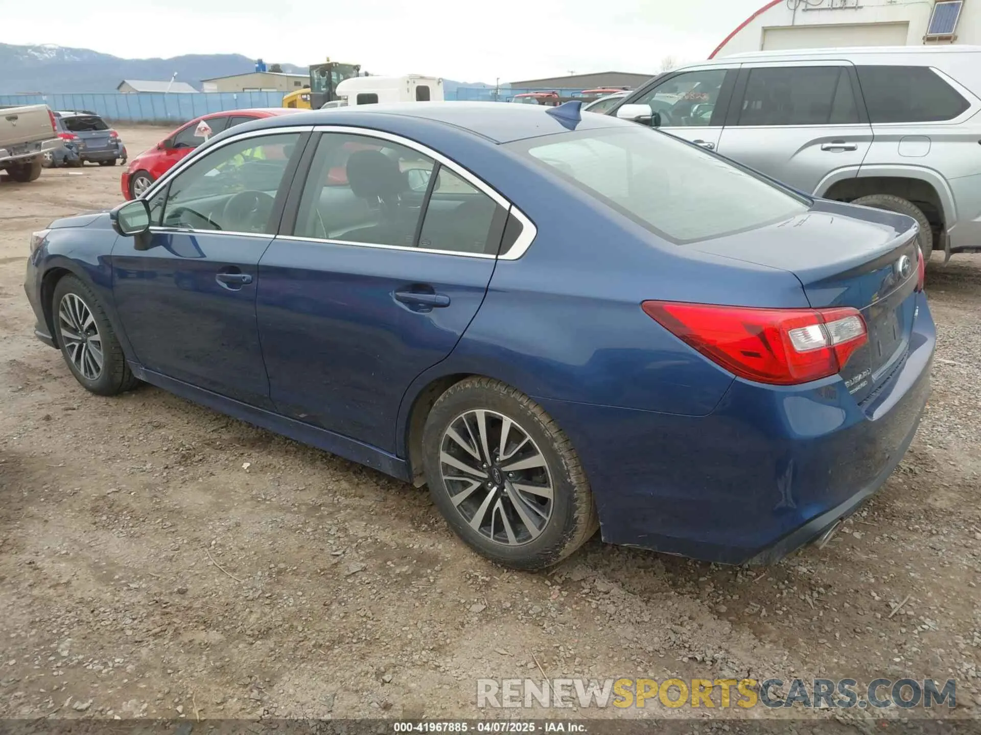 3 Photograph of a damaged car 4S3BNAF68K3016704 SUBARU LEGACY 2019