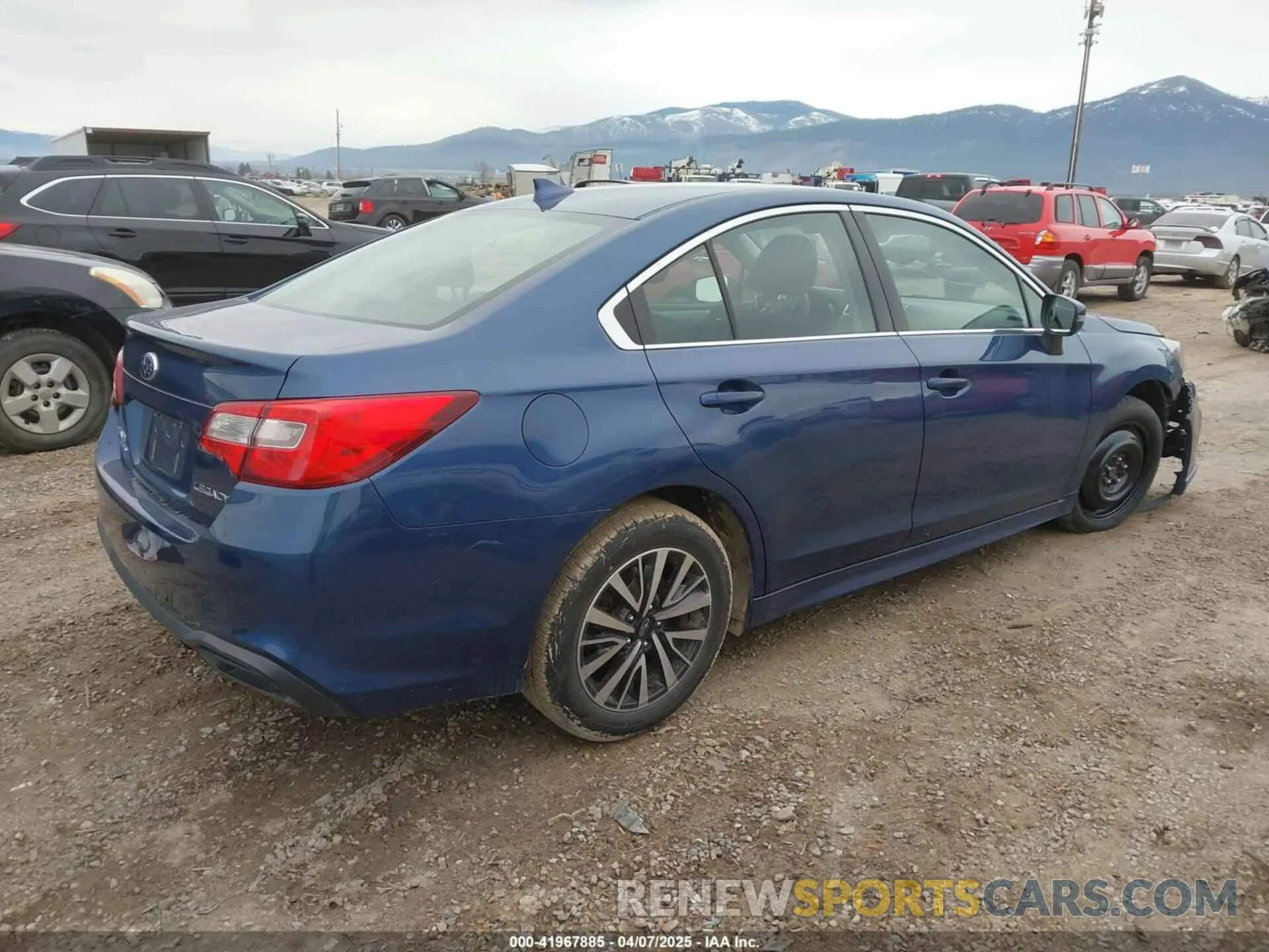 4 Photograph of a damaged car 4S3BNAF68K3016704 SUBARU LEGACY 2019